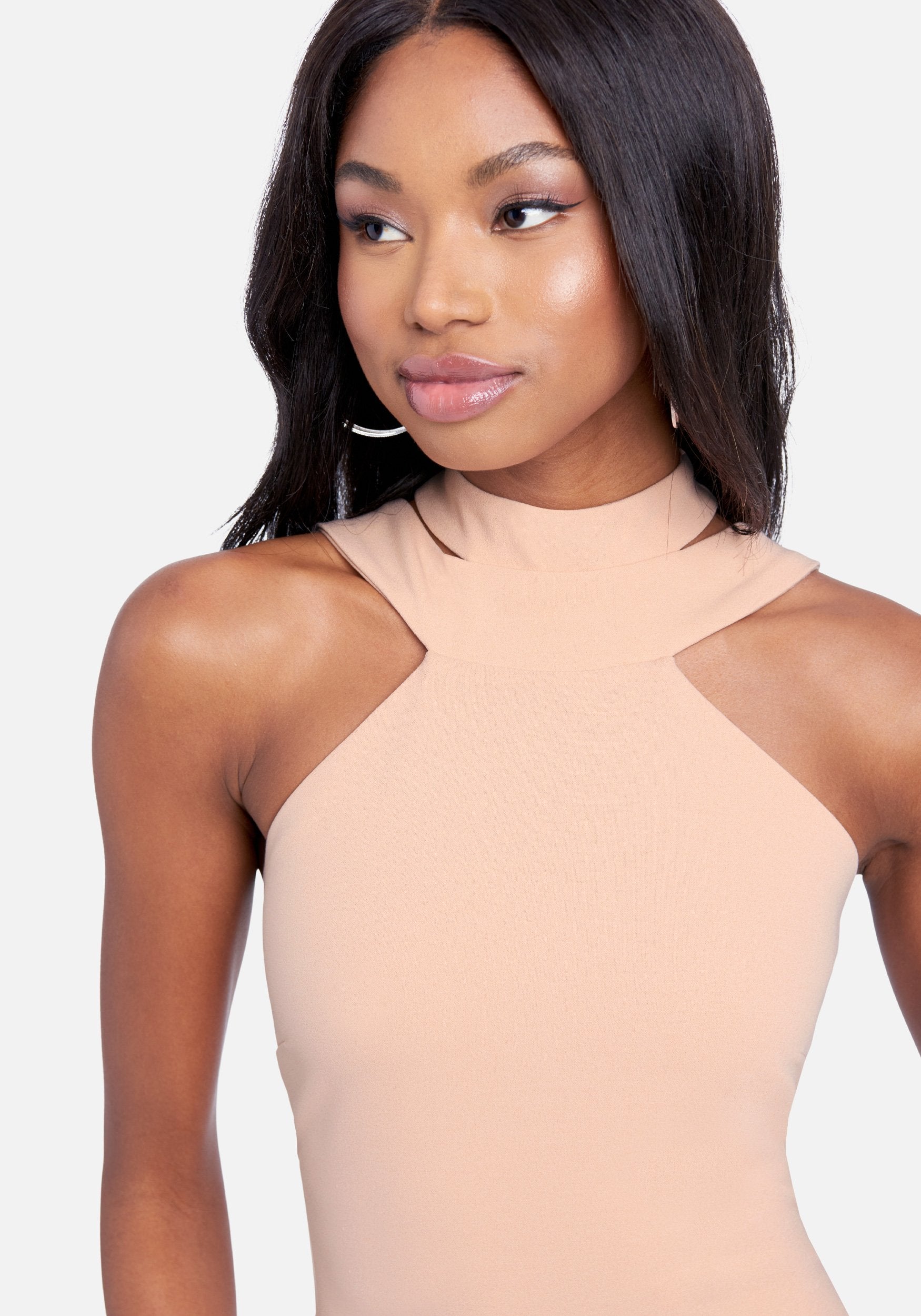 Mini Halterneck Bodycon Dress