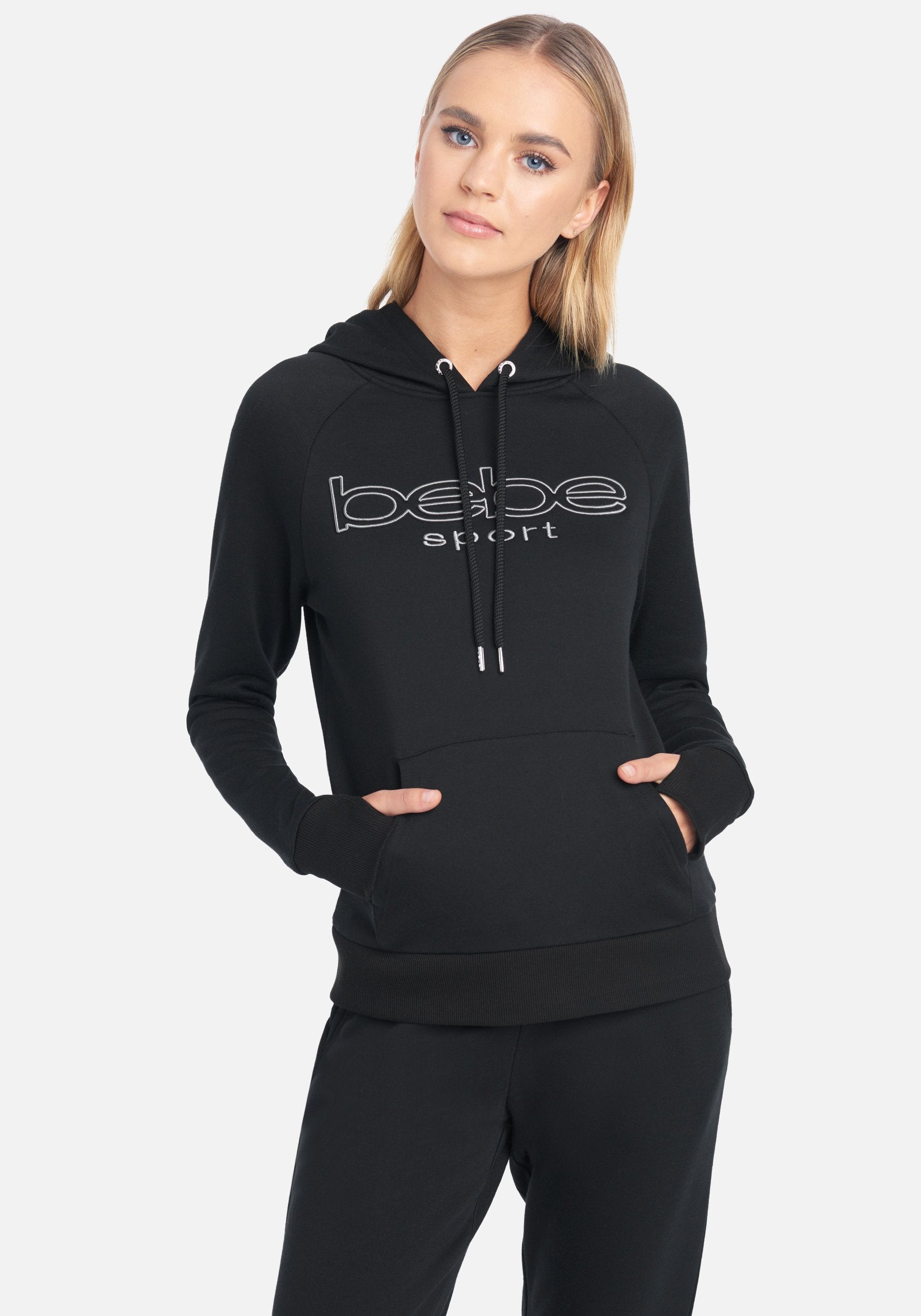 Bebe Sport Embroidered Logo Hoodie