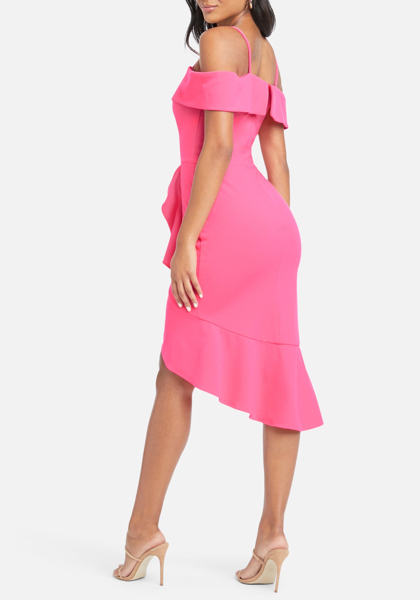 Cascade Ruffle Flounce Dress