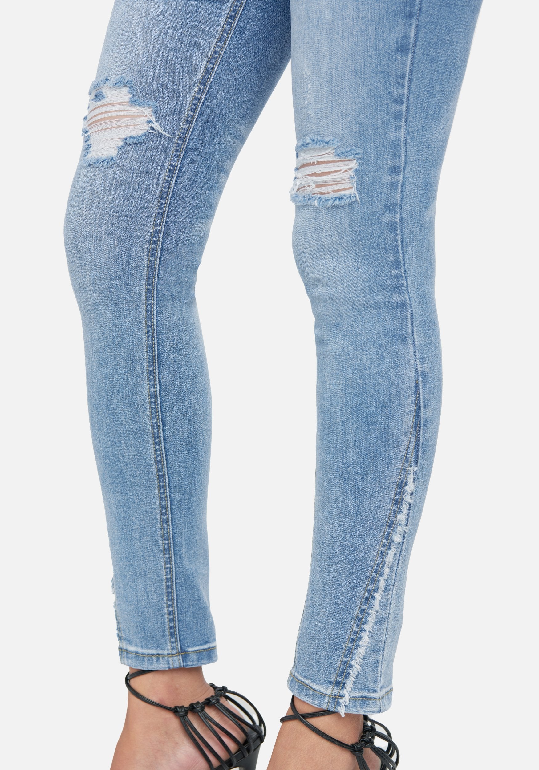 Light Wash Skinny Jeans