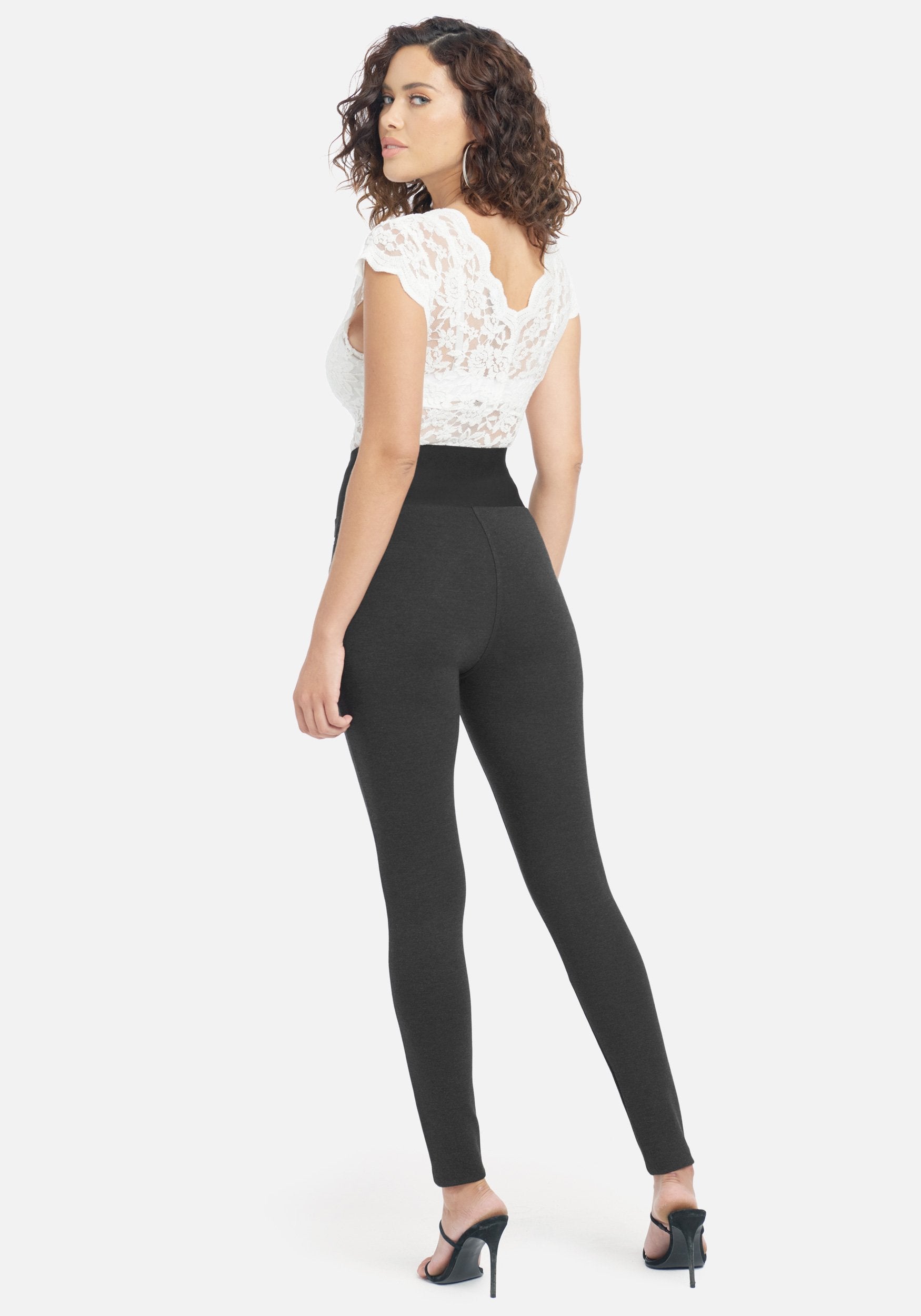 High Waist Zipper Pocket Legging