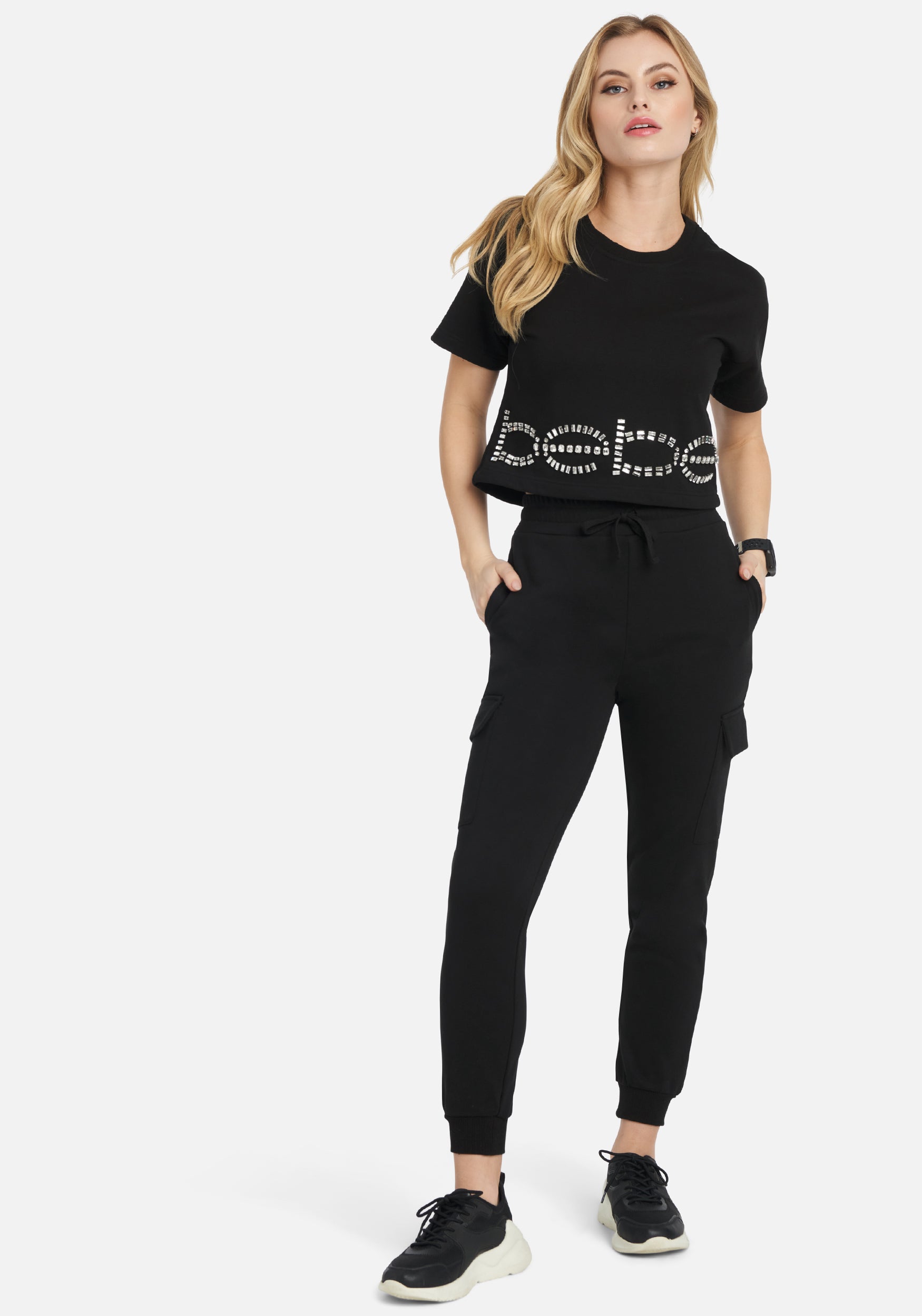 French Terry Patch Cargo Pocket Jogger