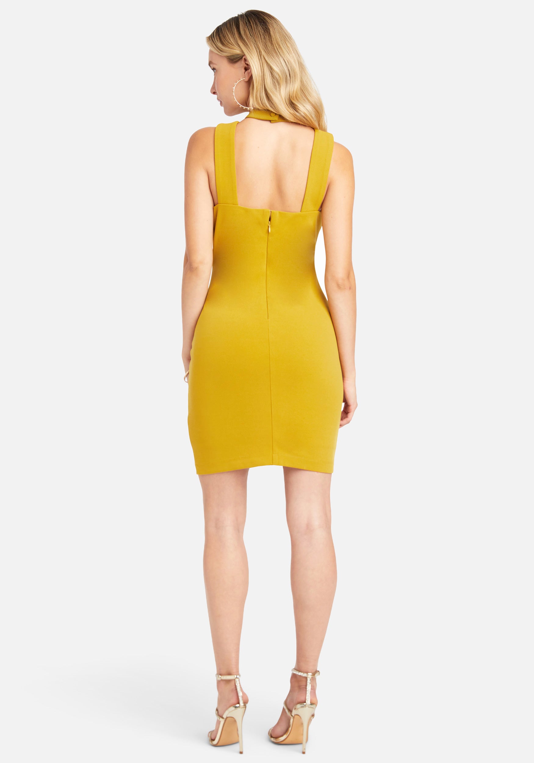 Mini Halterneck Bodycon Dress