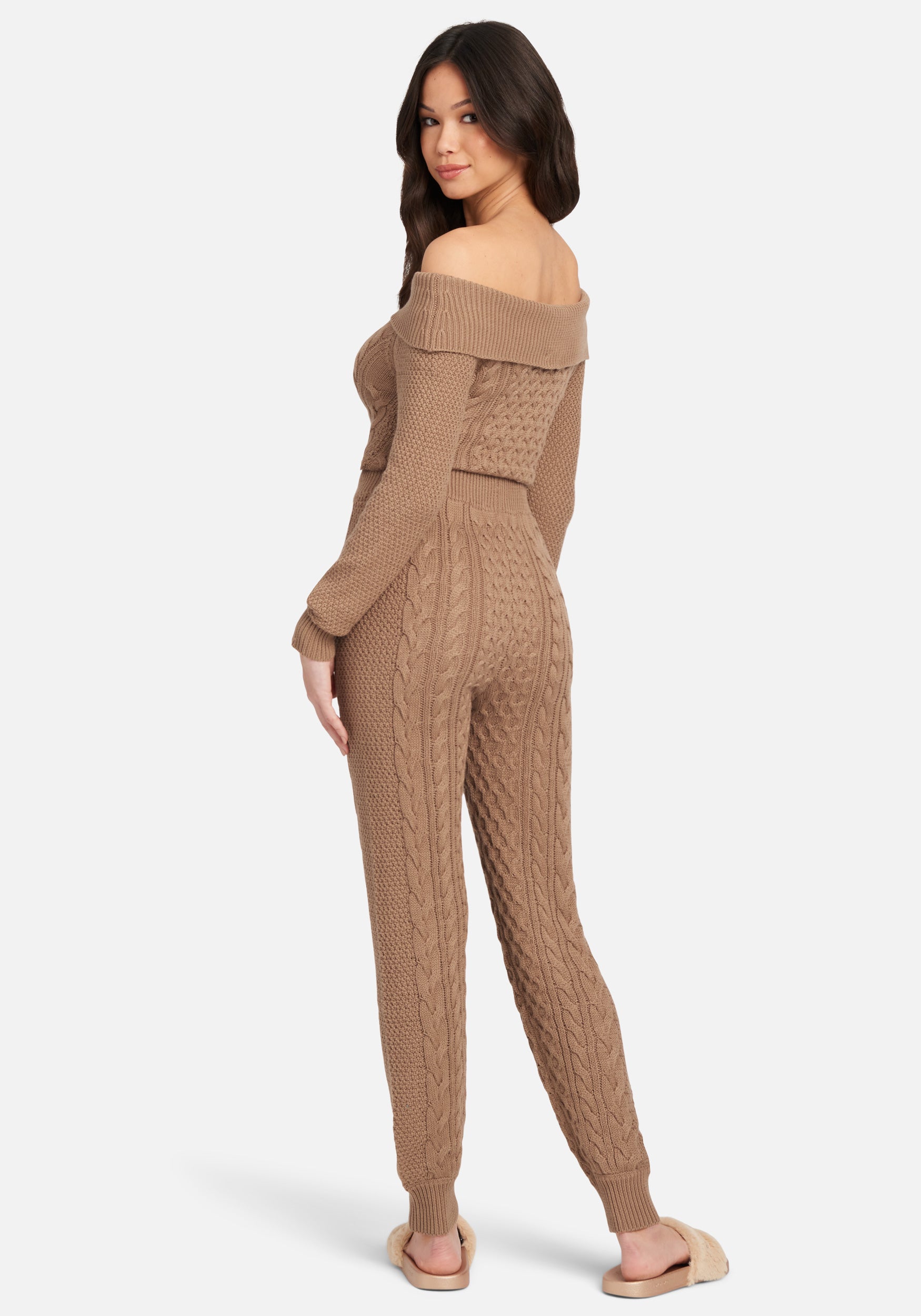 Cable Knit Sweater Pants
