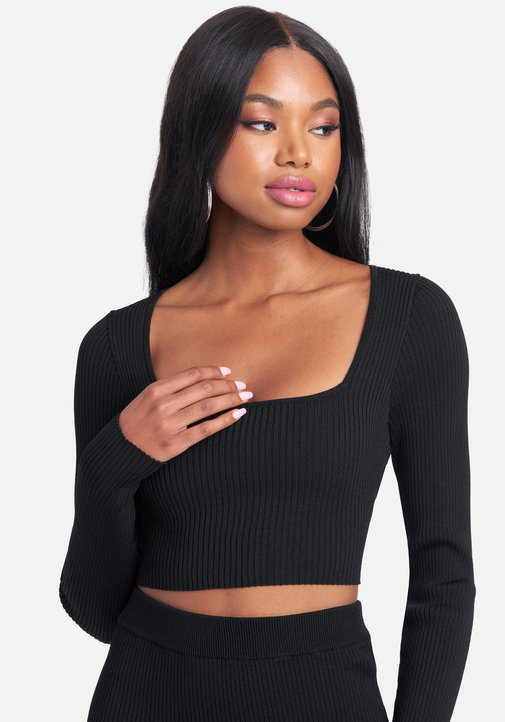 Long Sleeve Two Piece Sweater Dress