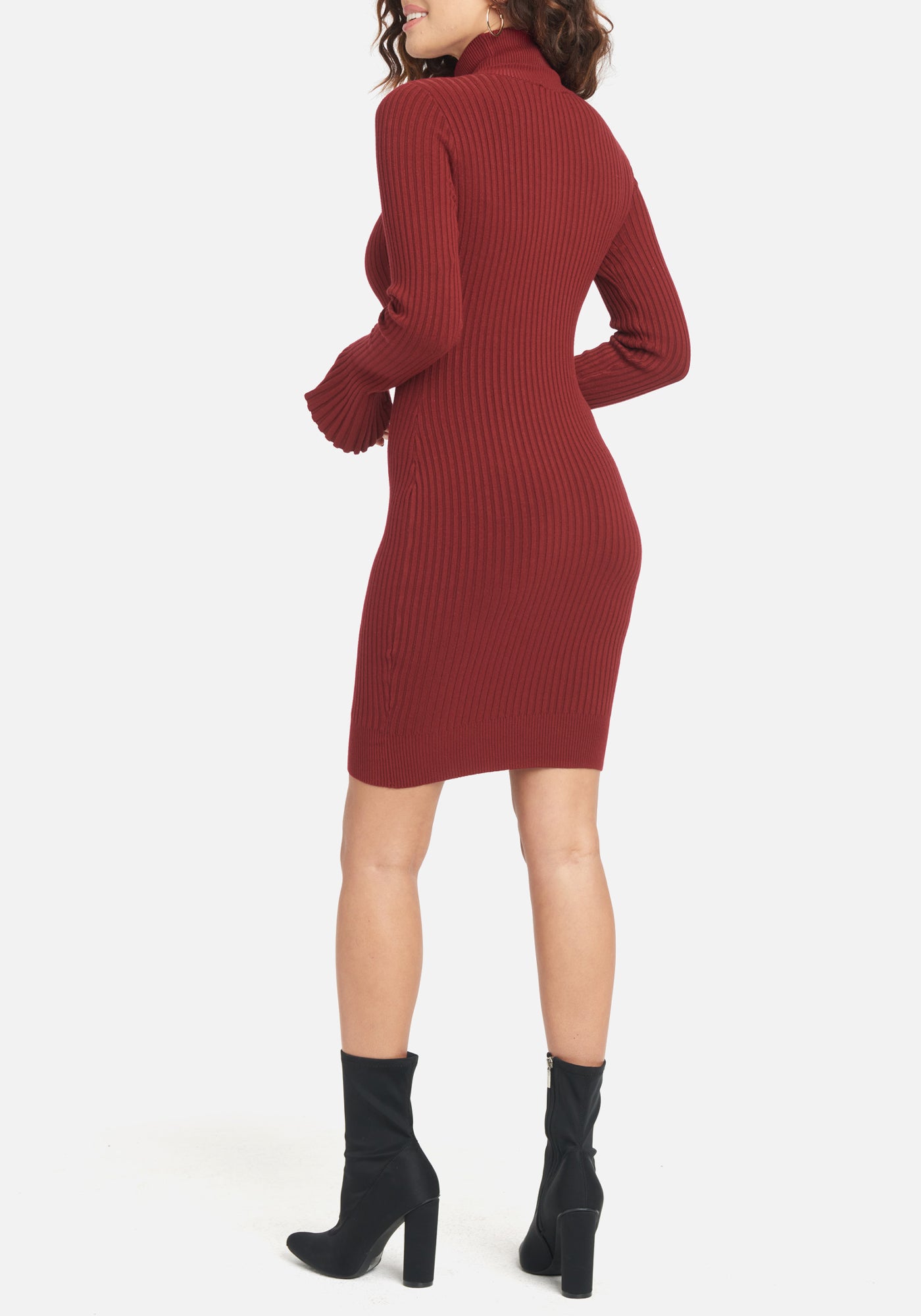 Turtleneck Sweater Dress