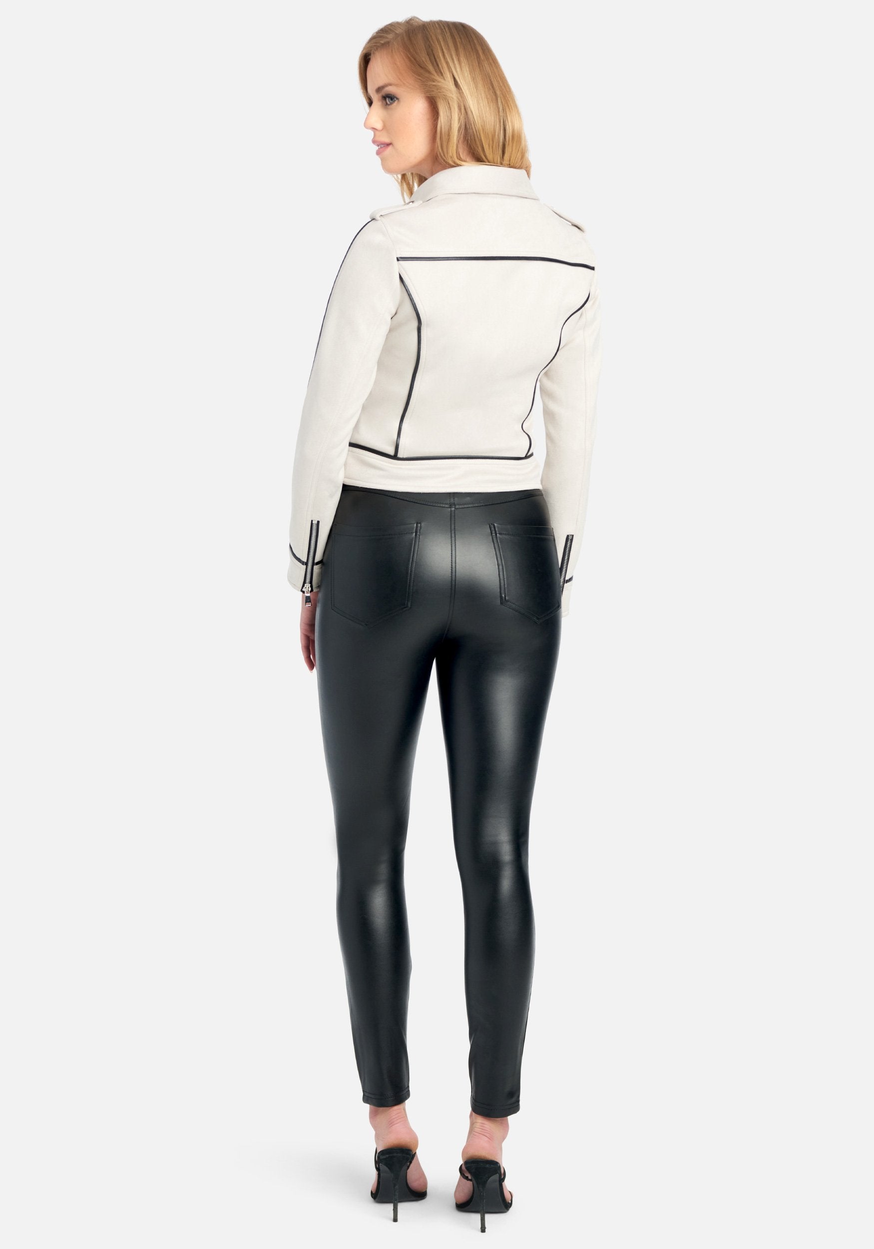 Vegan Leather  Pocket Legging