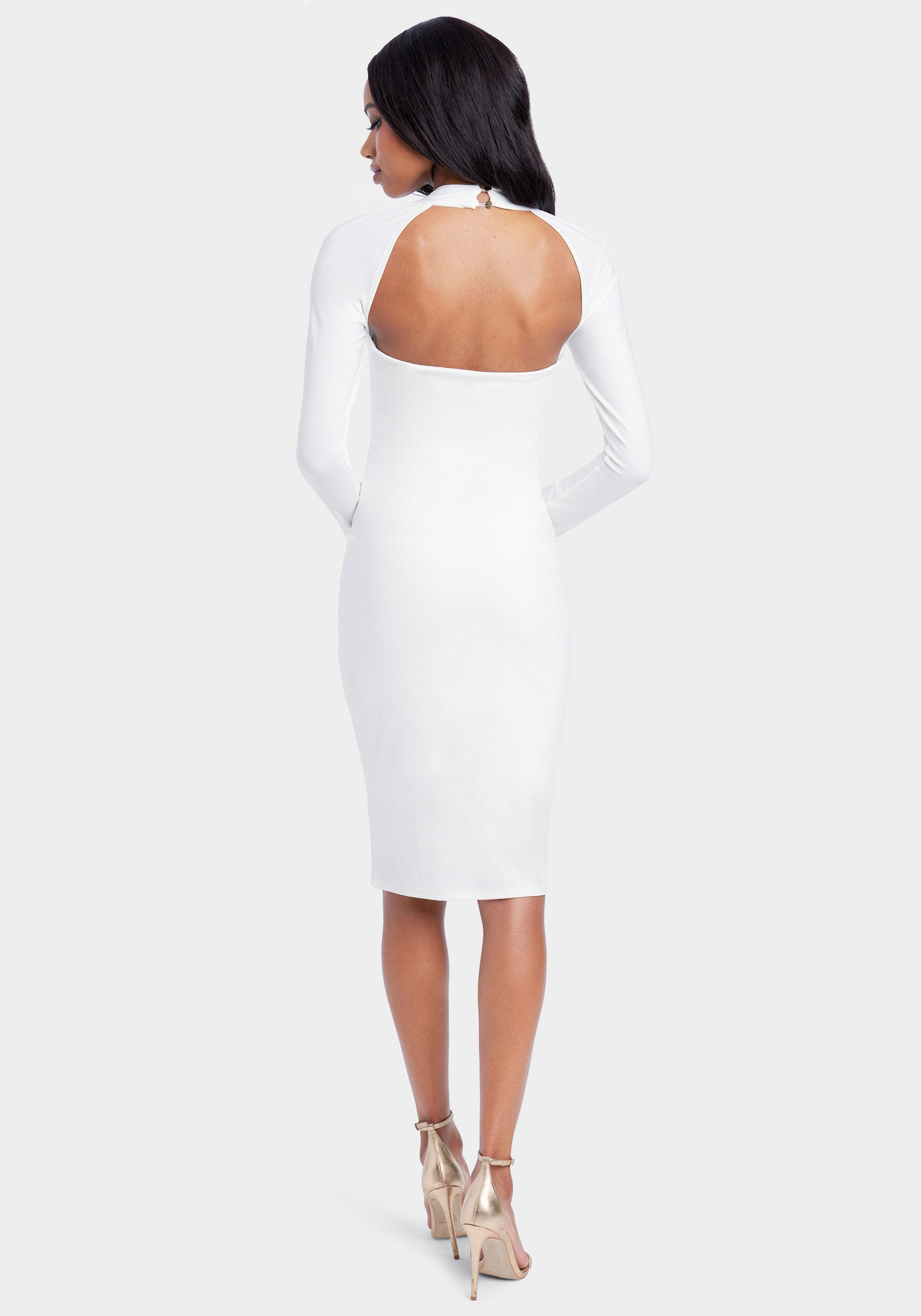 Cutout Knit Bodycon Dress