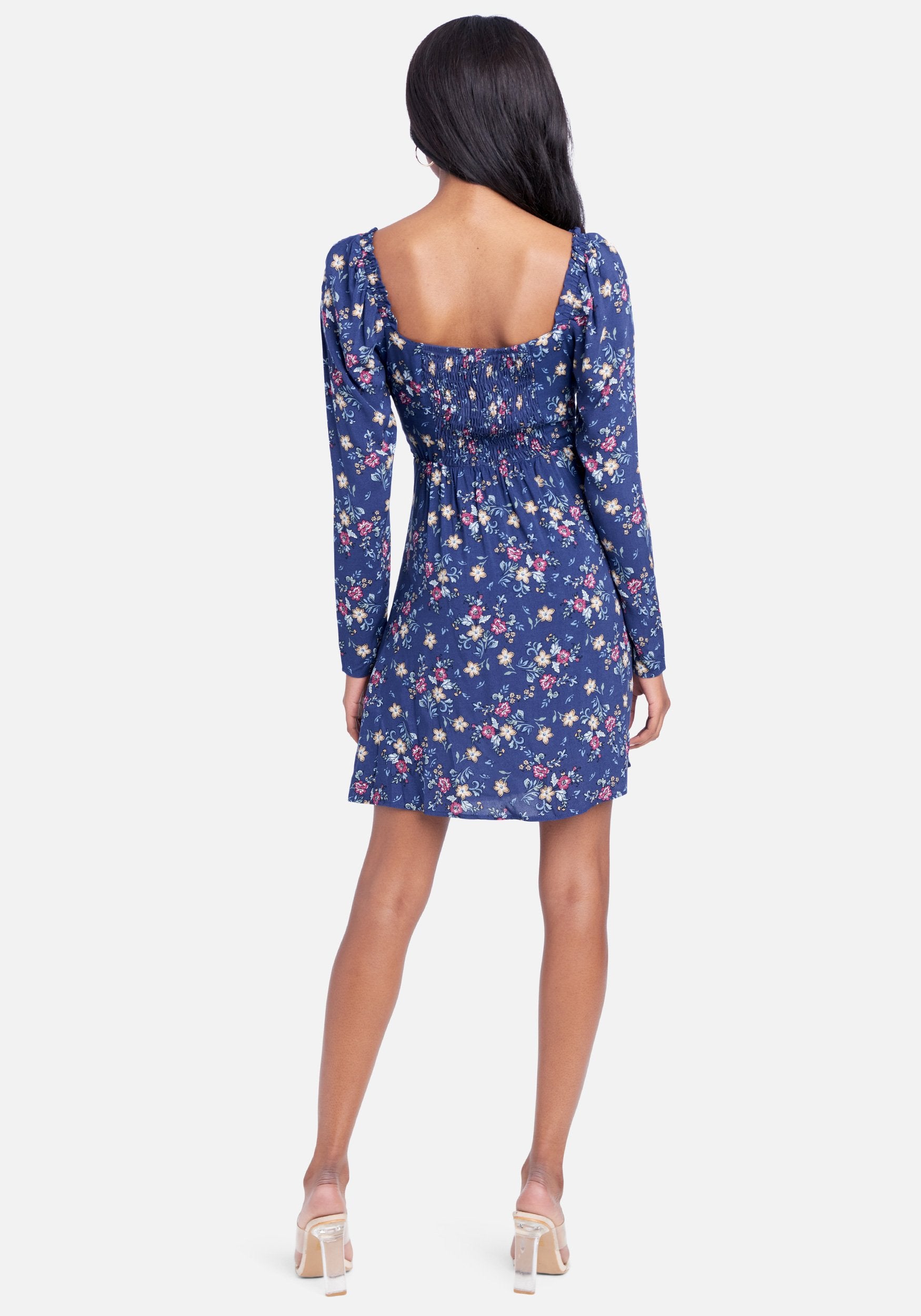 Sweetheart Neck Flare Dress