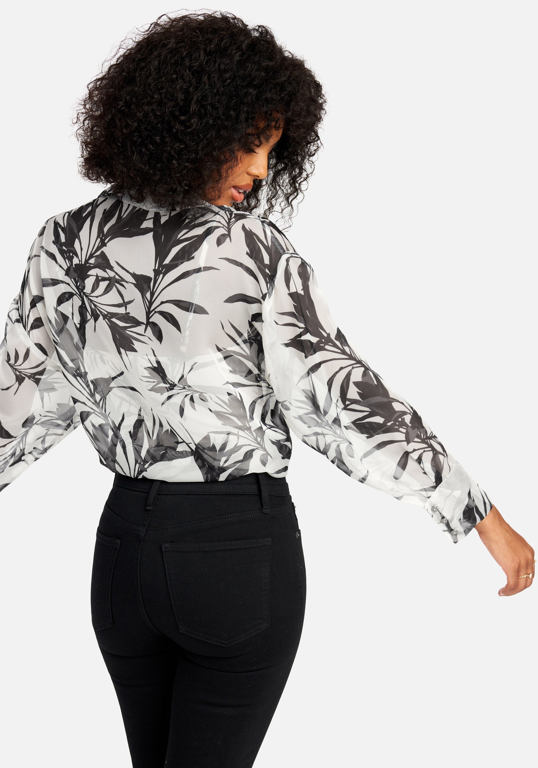 Satin Bustier Top With Matching Chiffon Blouse