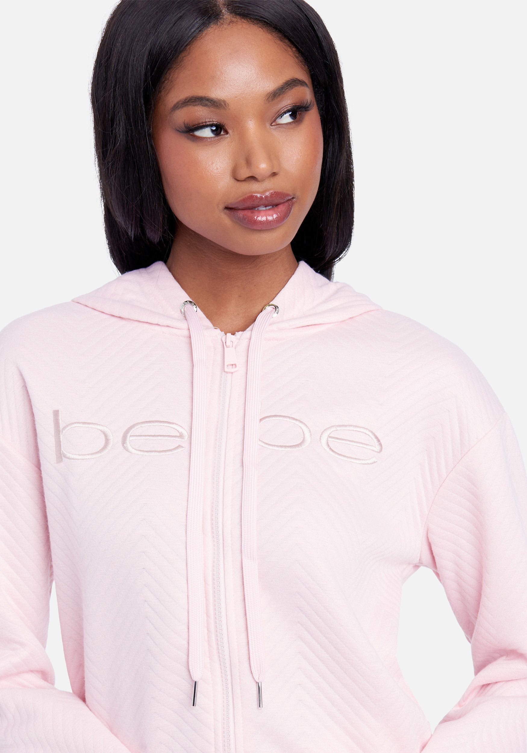 Bebe Logo Quilted Jacket