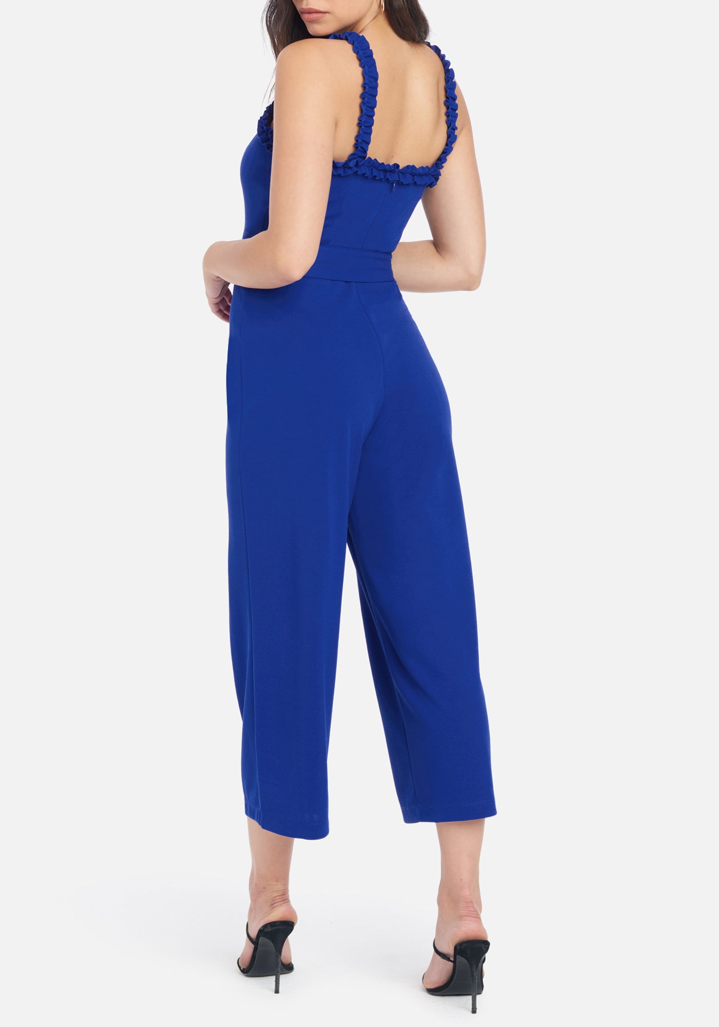 Waist Tie Culotte Jumpsuit