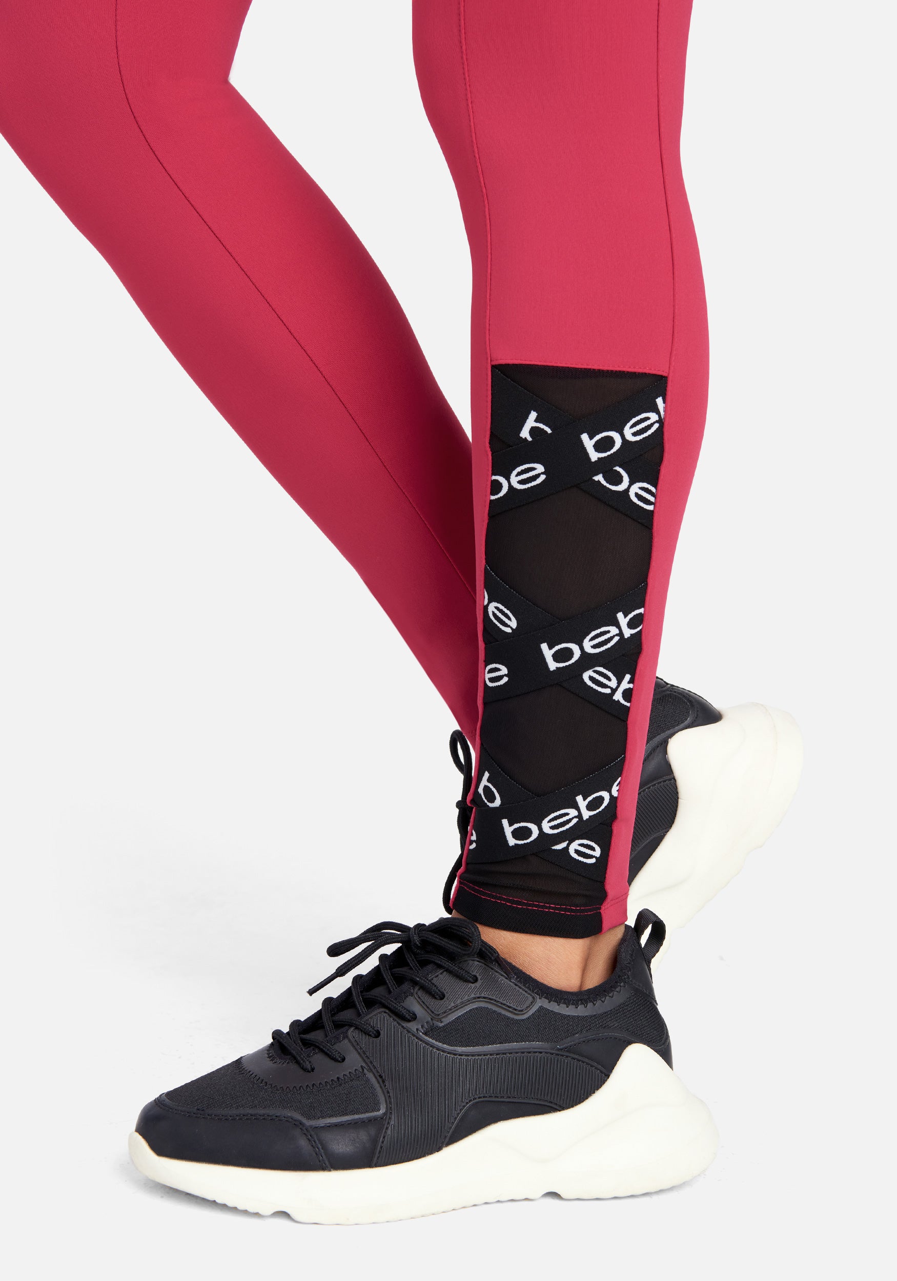 Bebe Logo Elastic Hem Detail Legging