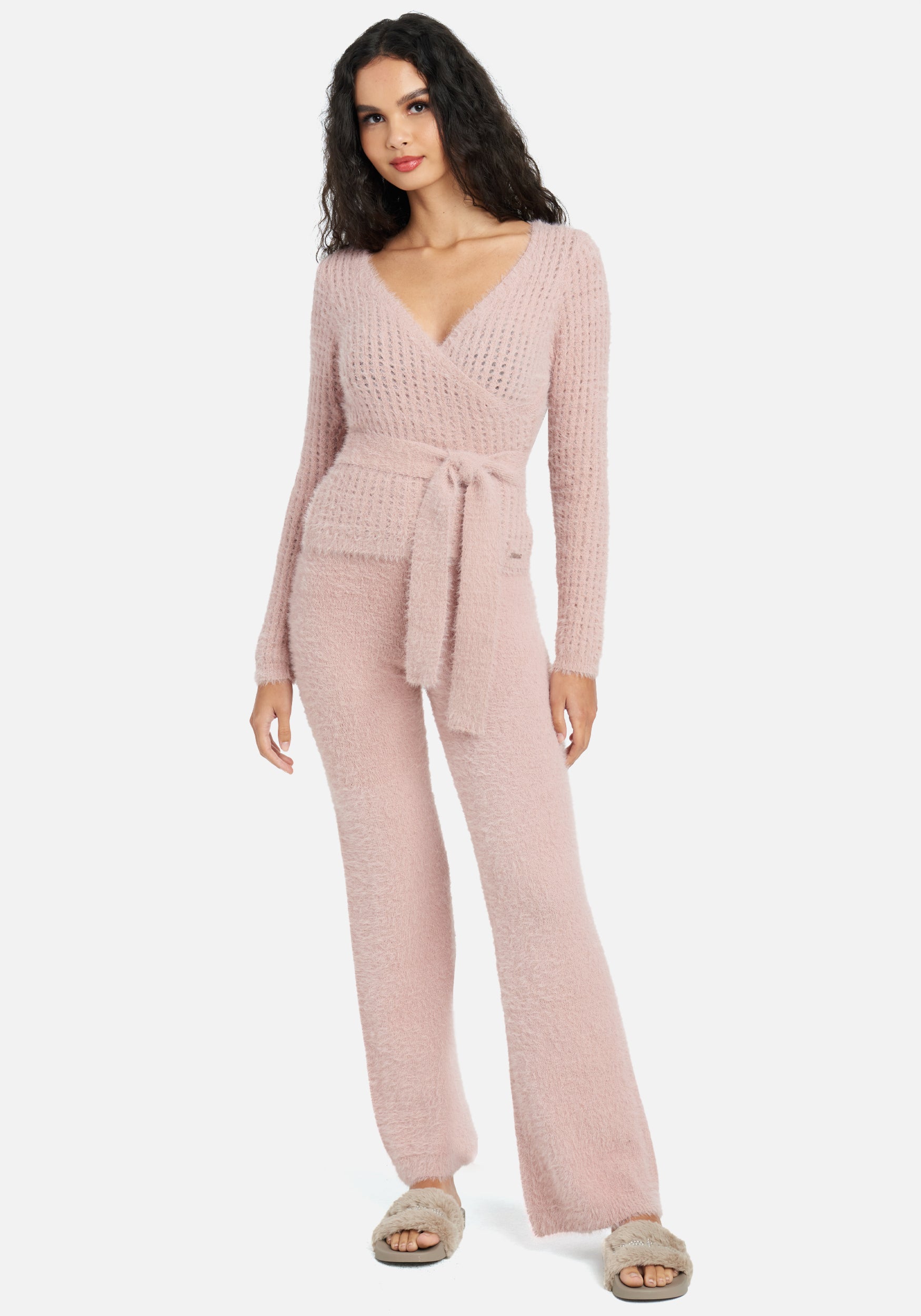 Soft Yarn High Waisted Sweater Pant