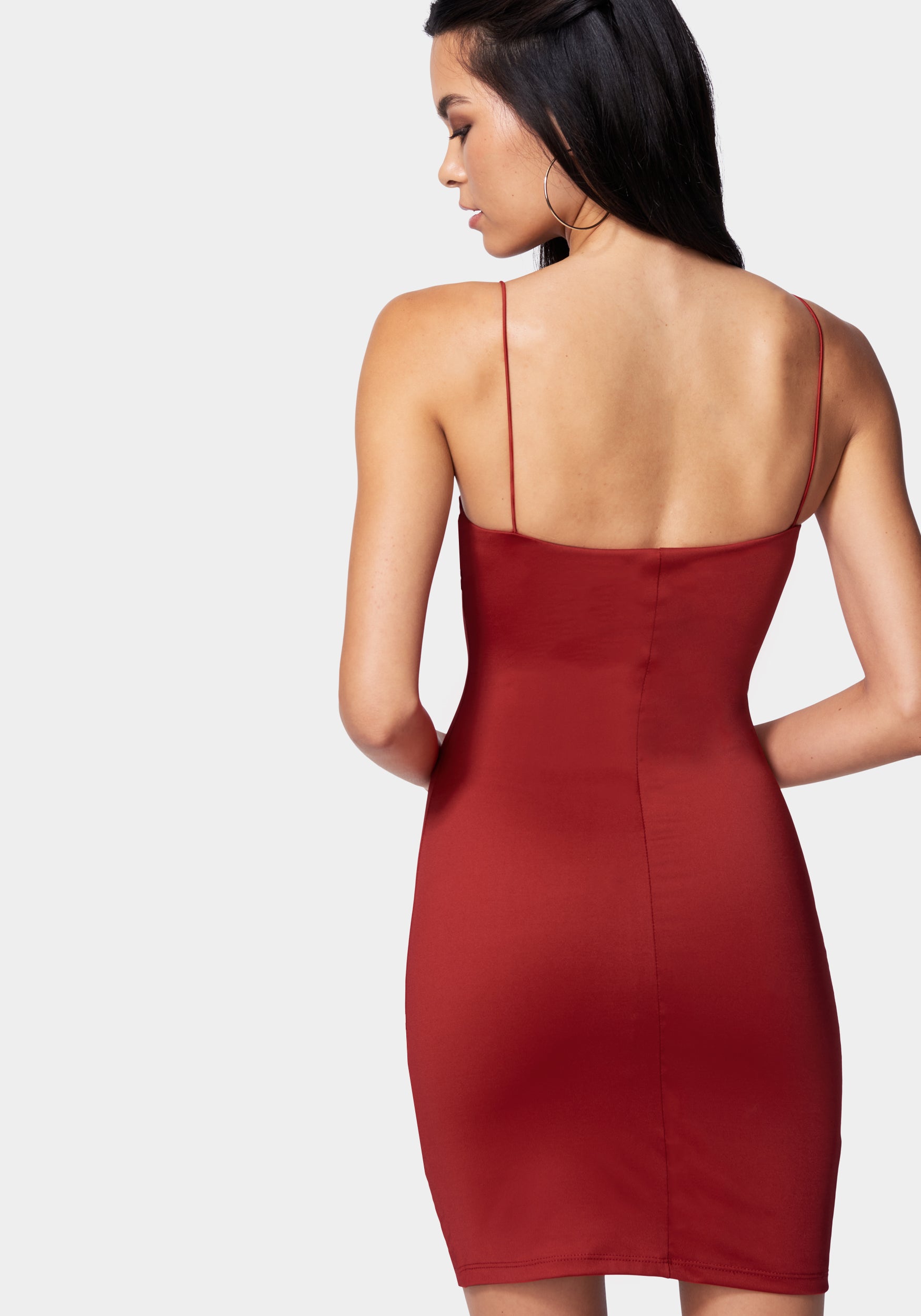 Caged Slinky Knit Dress