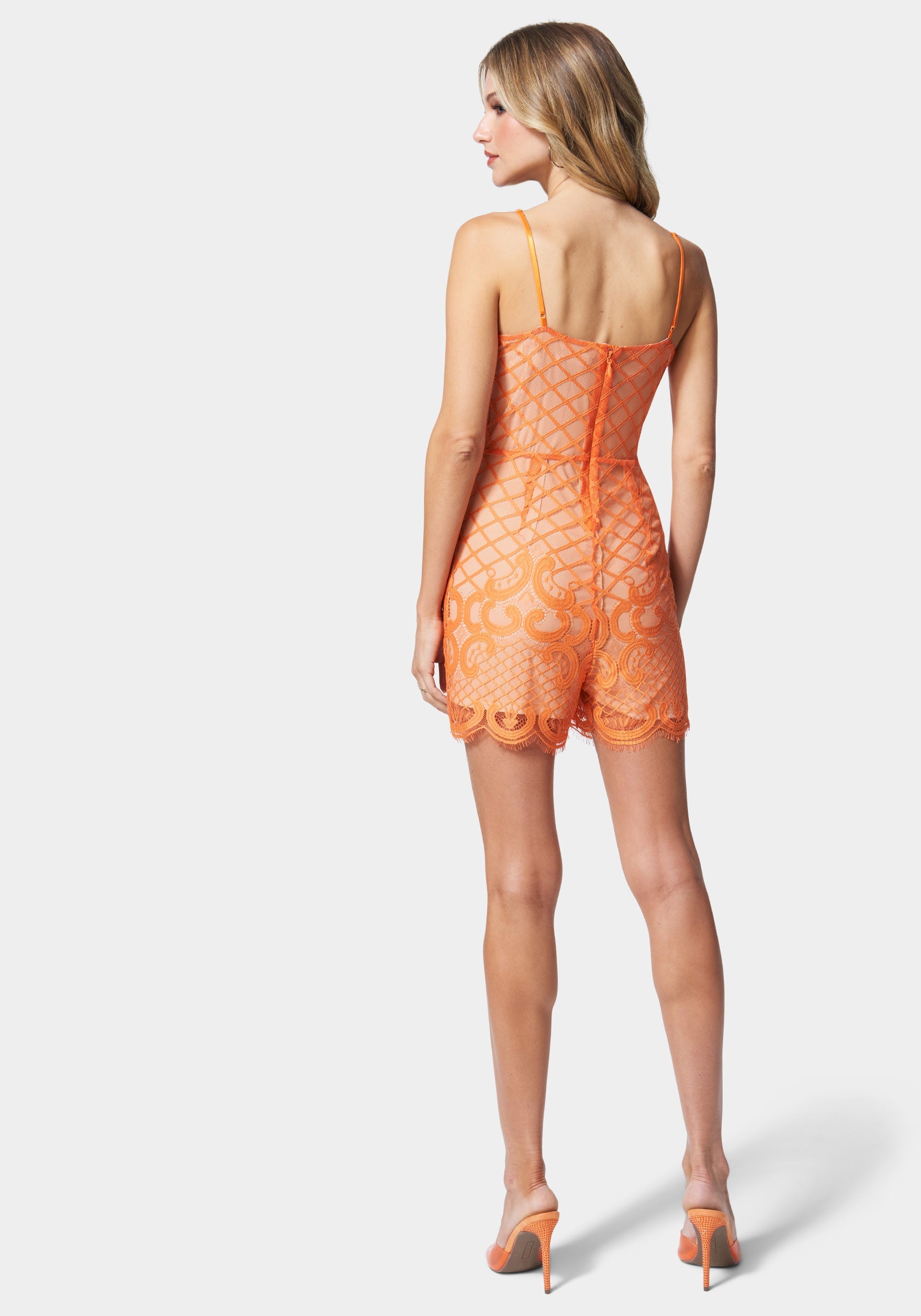 Mesh And Lace Romper