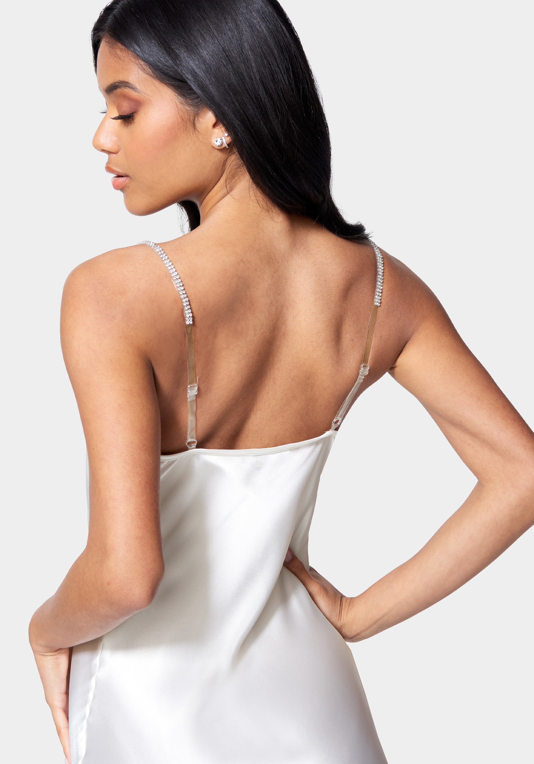 Sparkle Strap Slip Dress