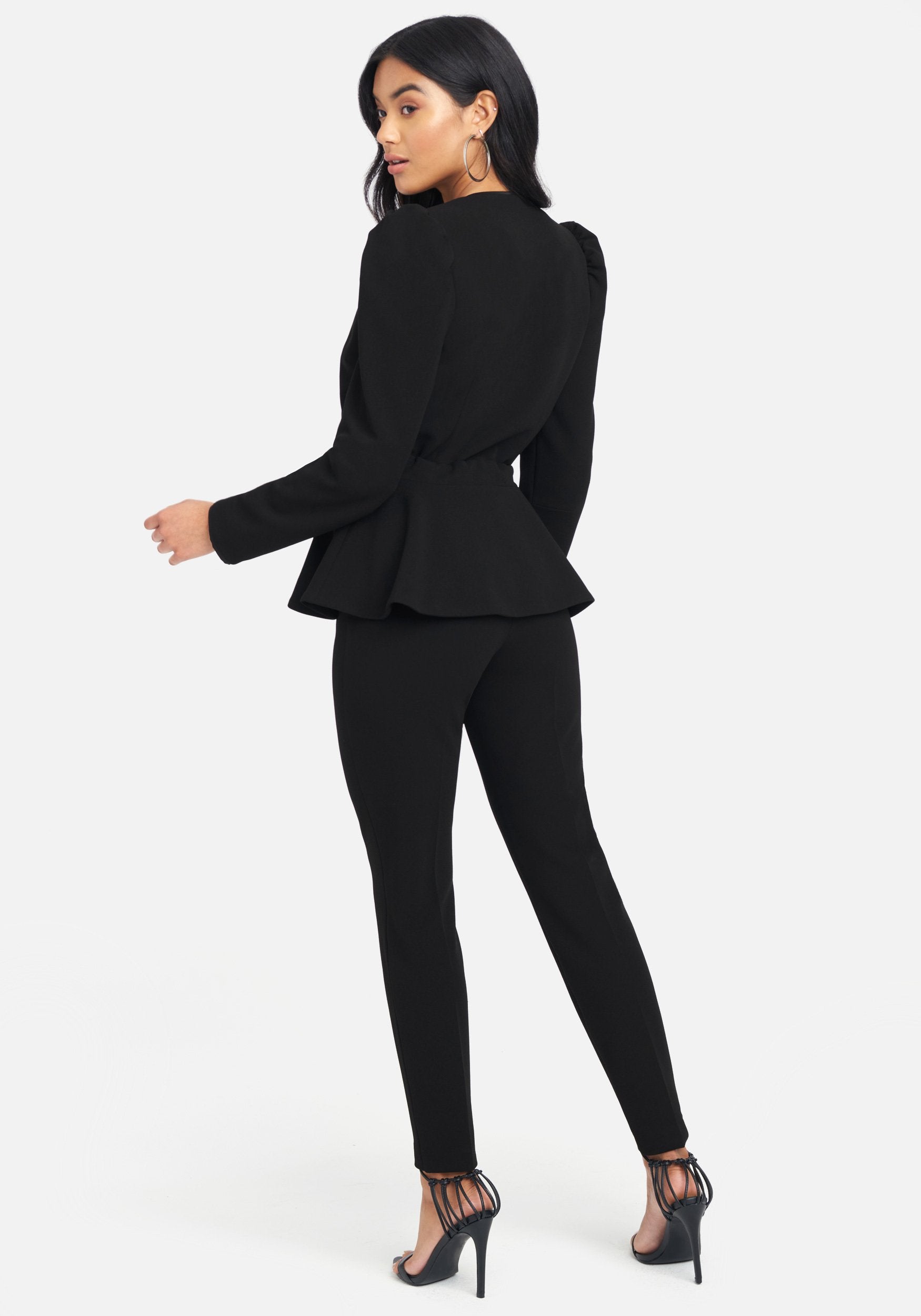 Stretch Twill Straight Leg Pants