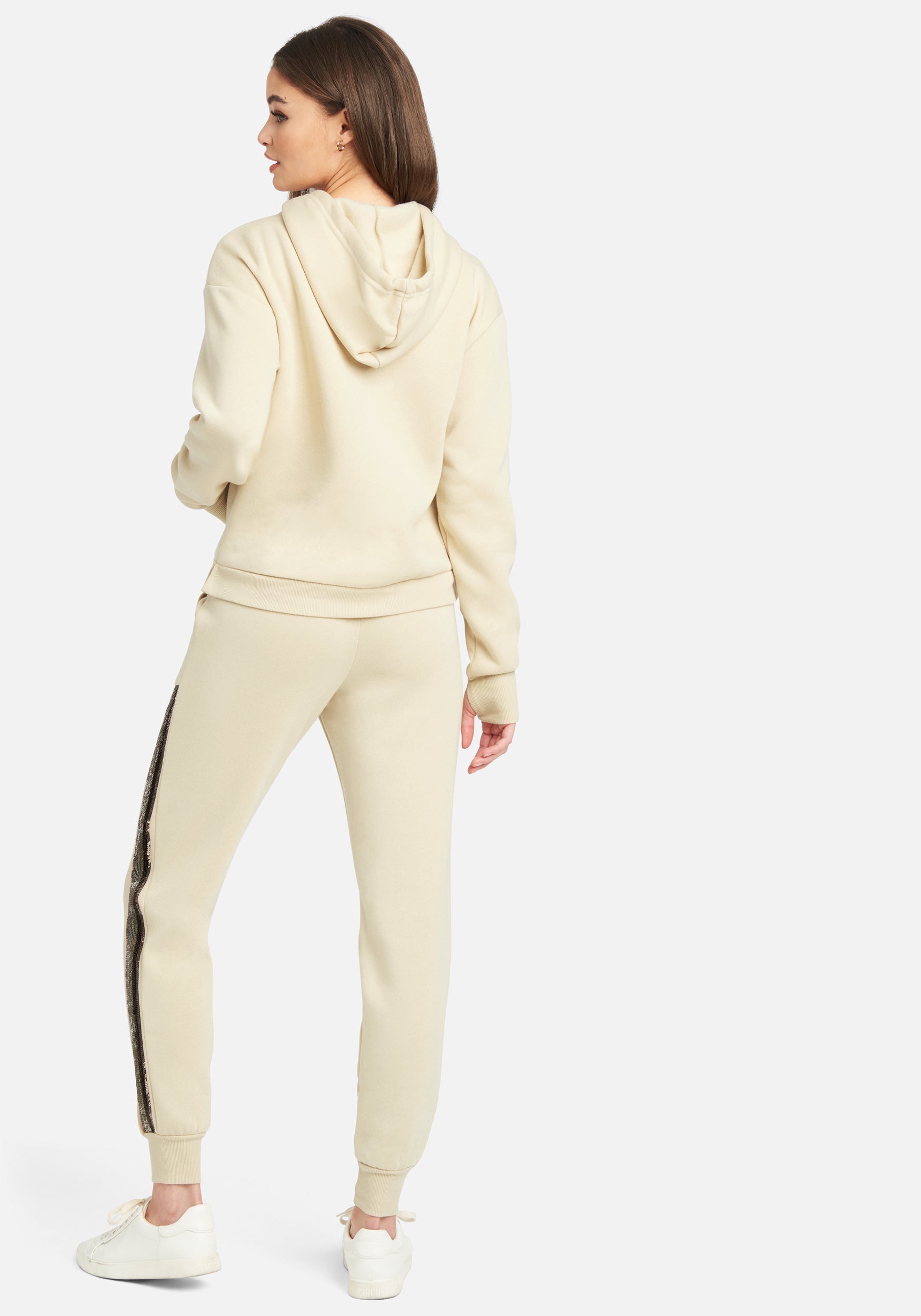 Bebe Sport Sequin Stripe Jogger