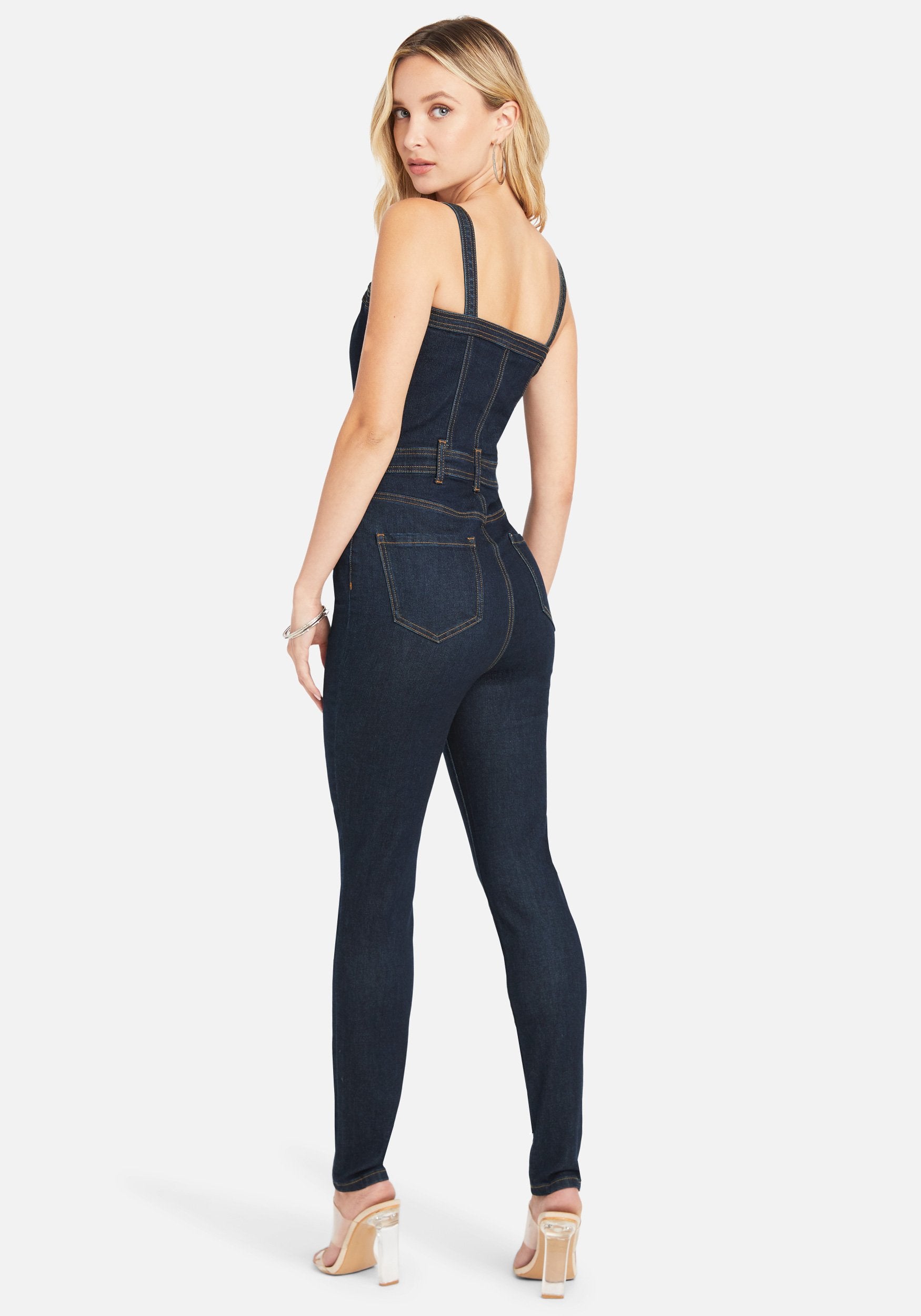 Sweetheart Denim Jumpsuit