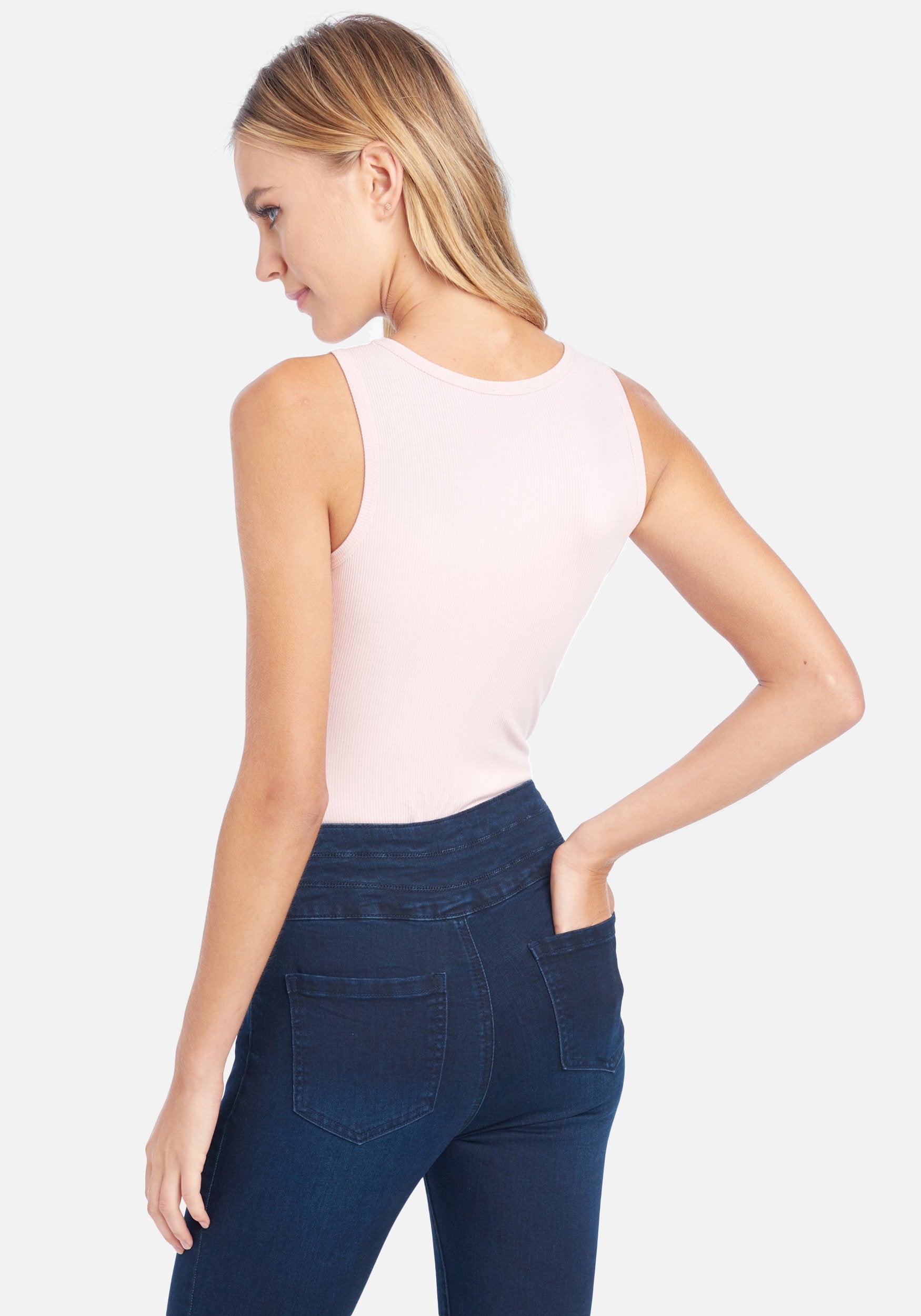 Crystal Logo V-Neck Tank Top