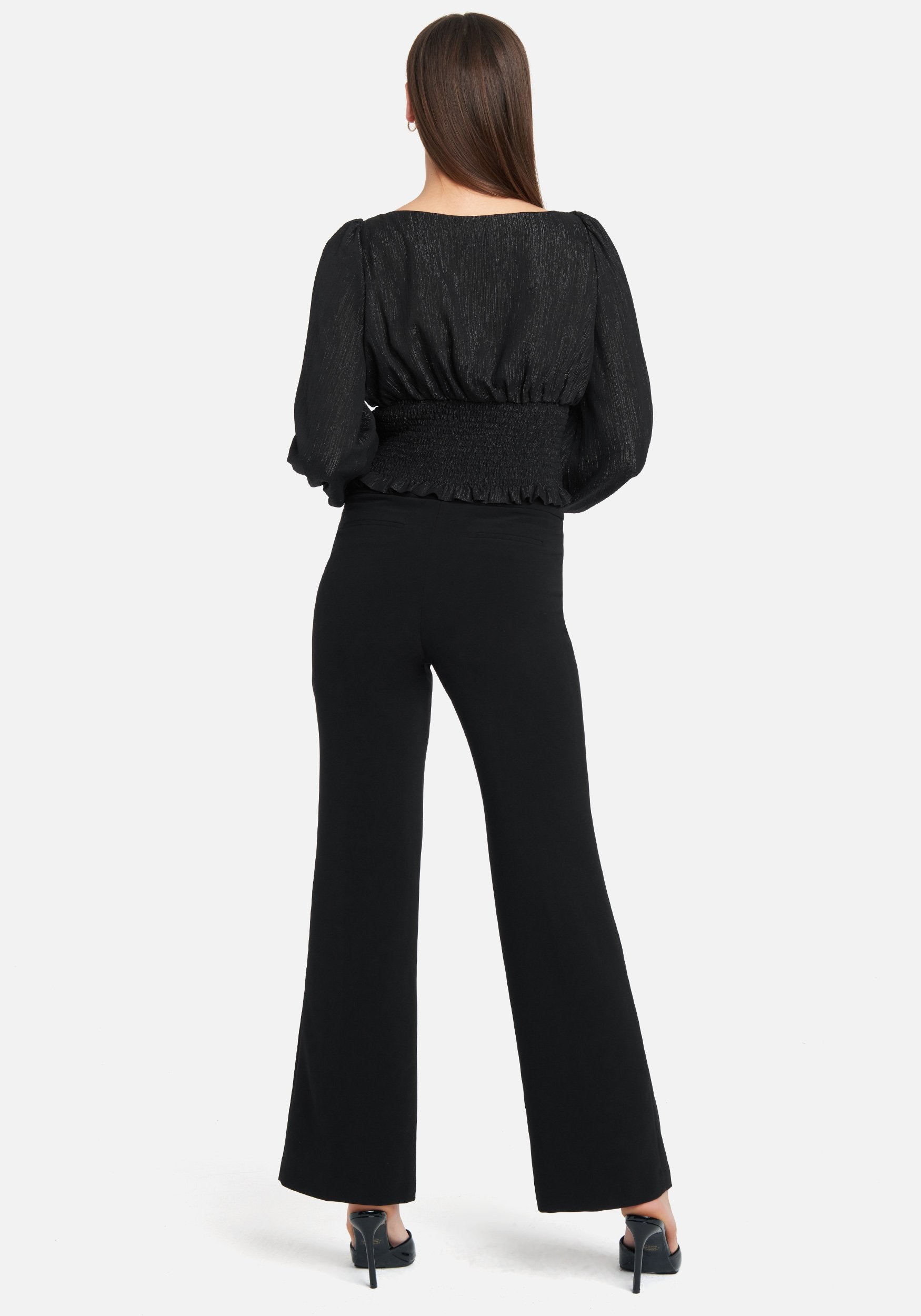 Straight Leg Crepe Pant
