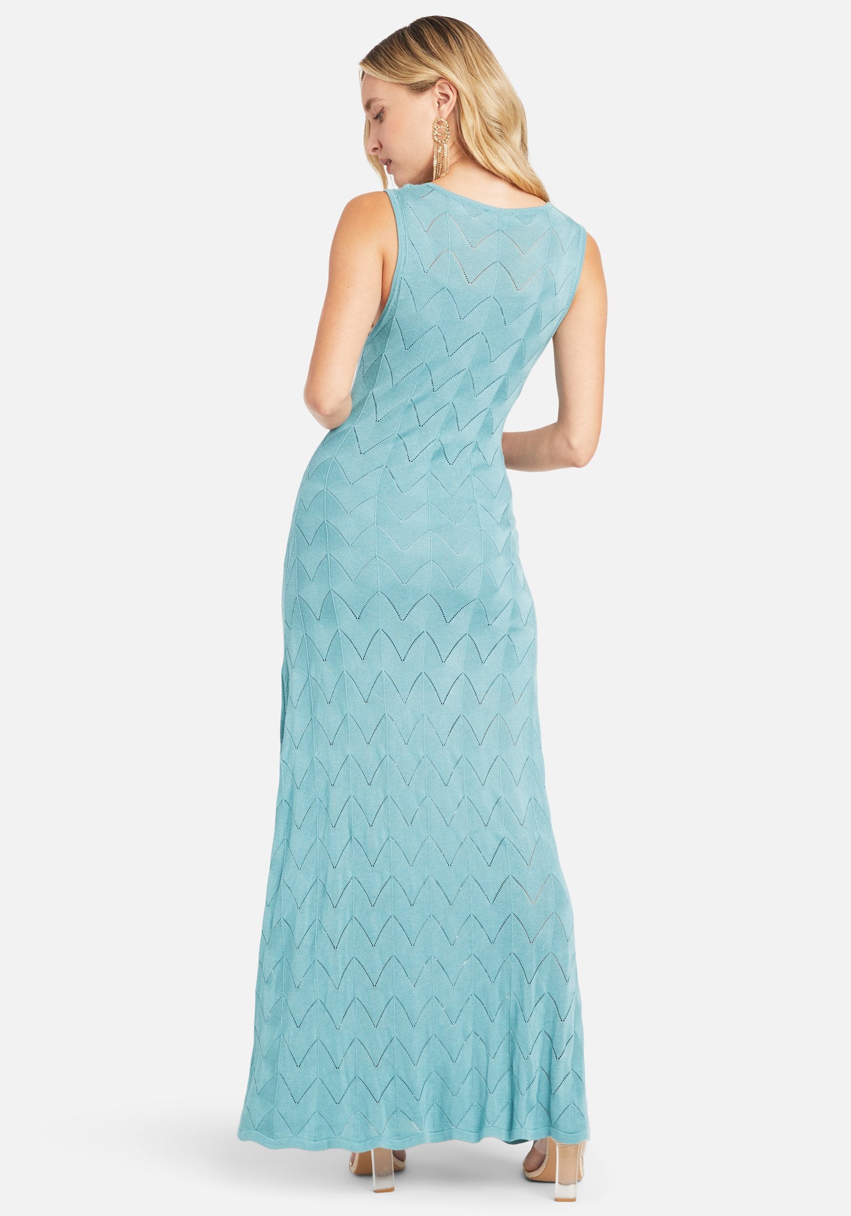 Pointelle Sweater Dress