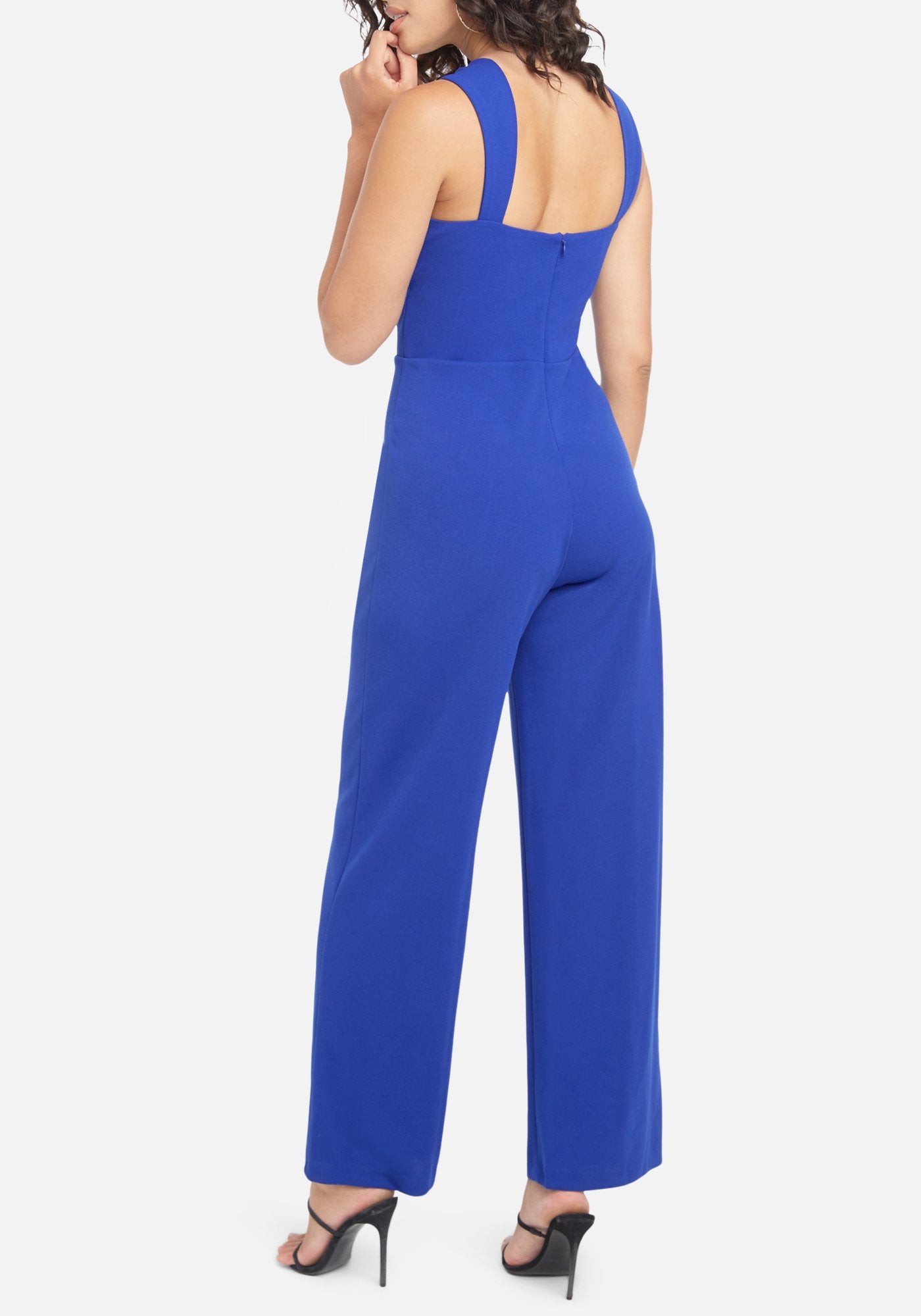 Keyhole Halter Neck Jumpsuit