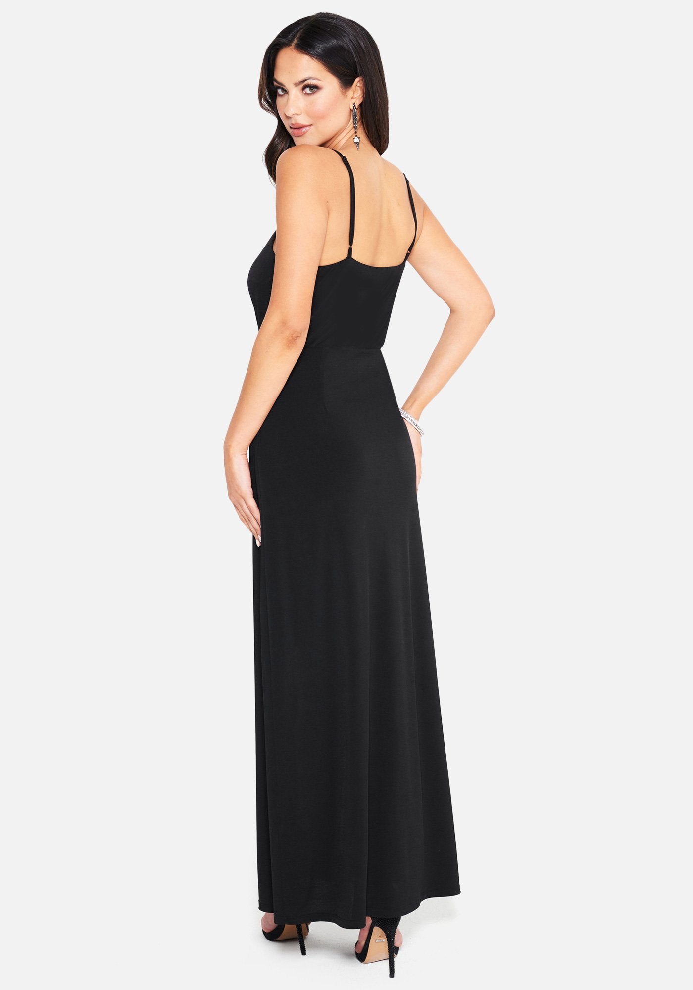 Plunge Tie Front Jumpsuit