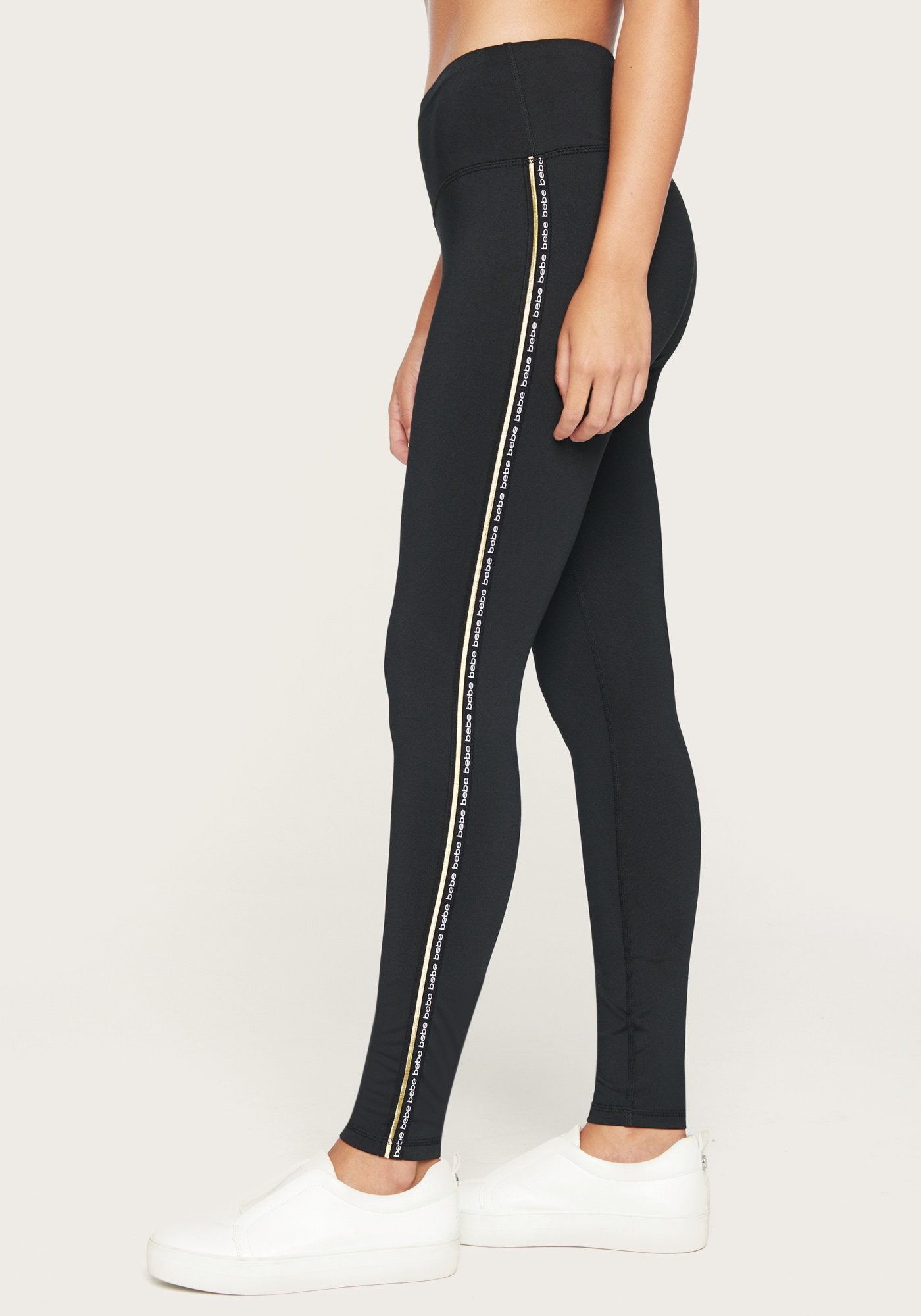 Bebe Sport Lurex Stripe Legging