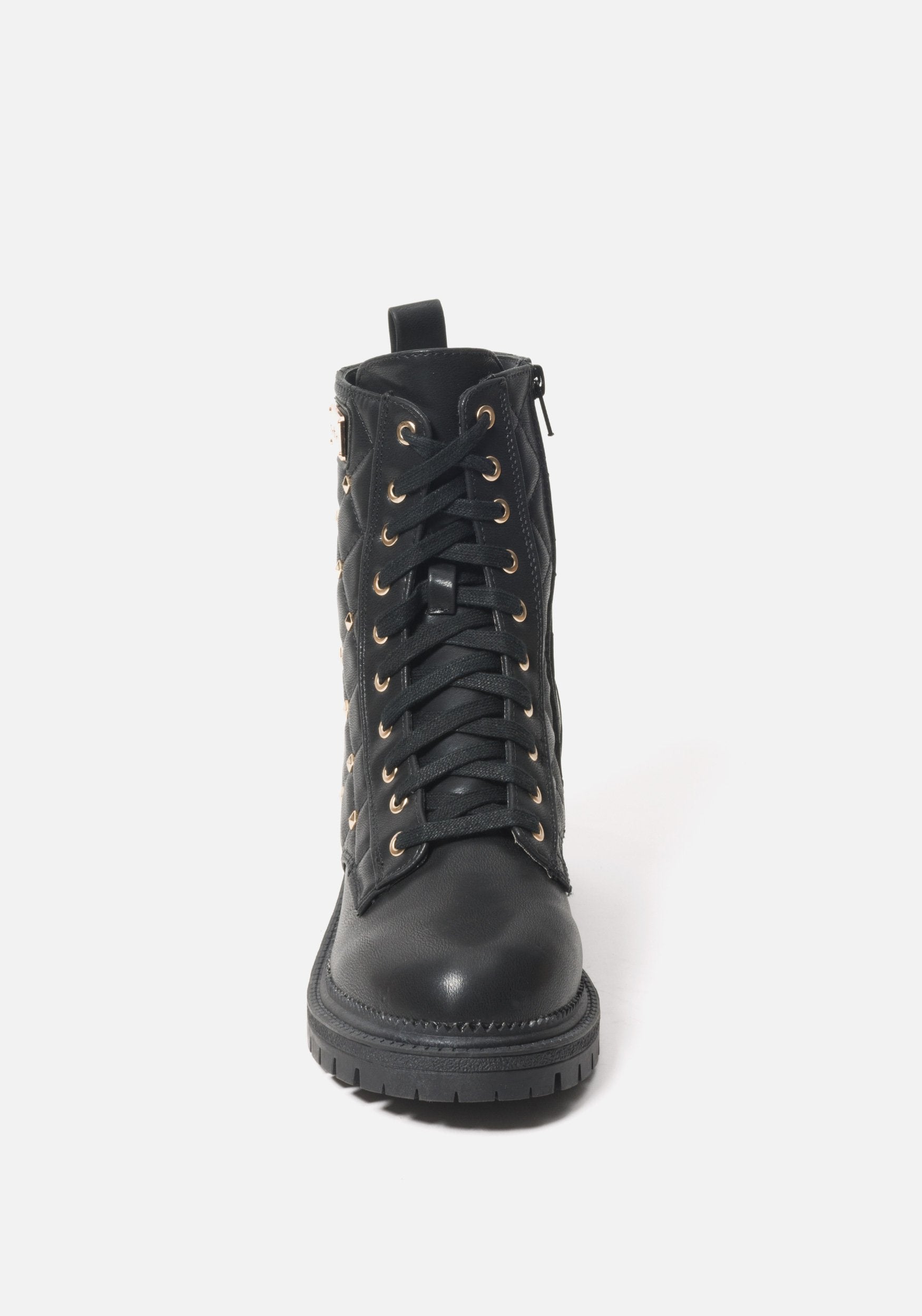 Dorienne B Quilted Combat Boots