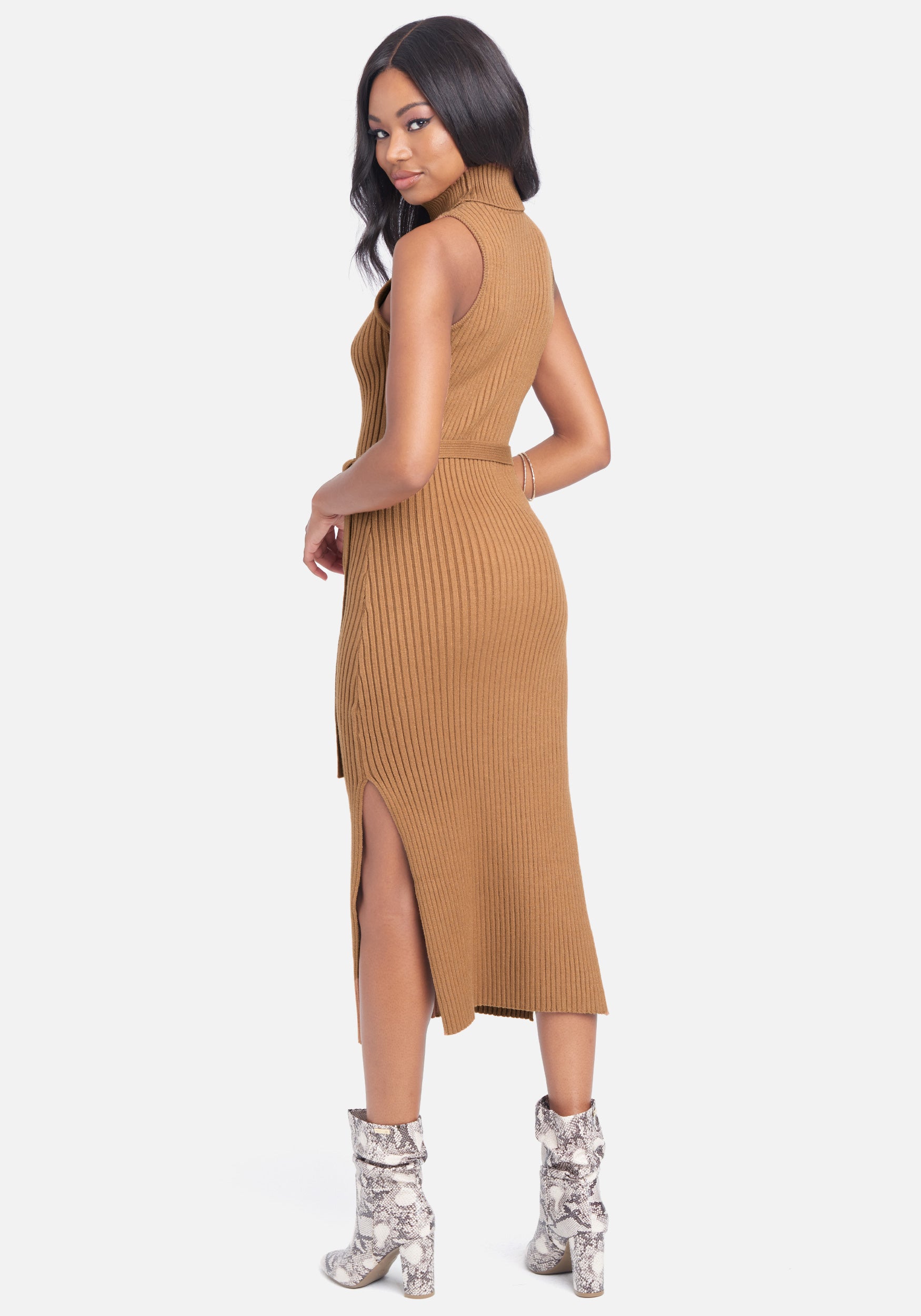 Cable Midi Sweater Dress
