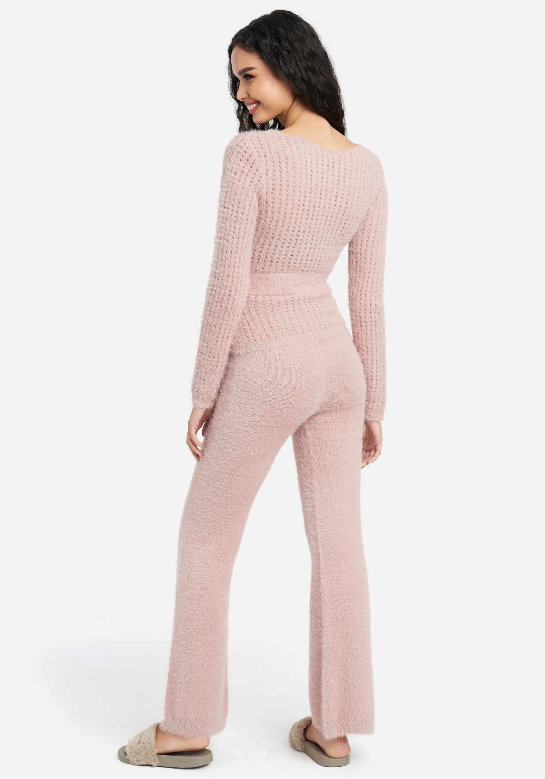 Soft Yarn High Waisted Sweater Pant