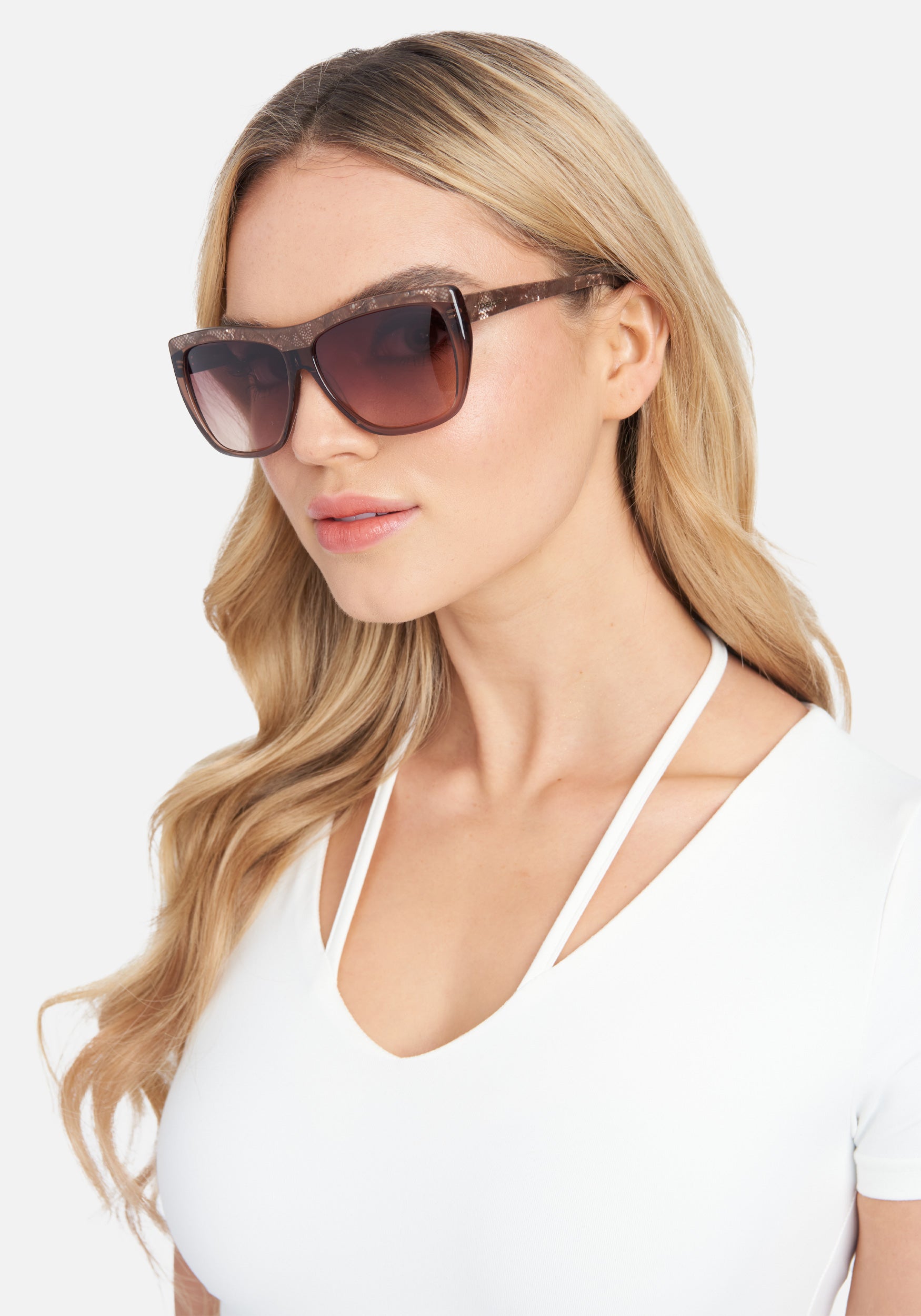 Lace Shield Sunglasses