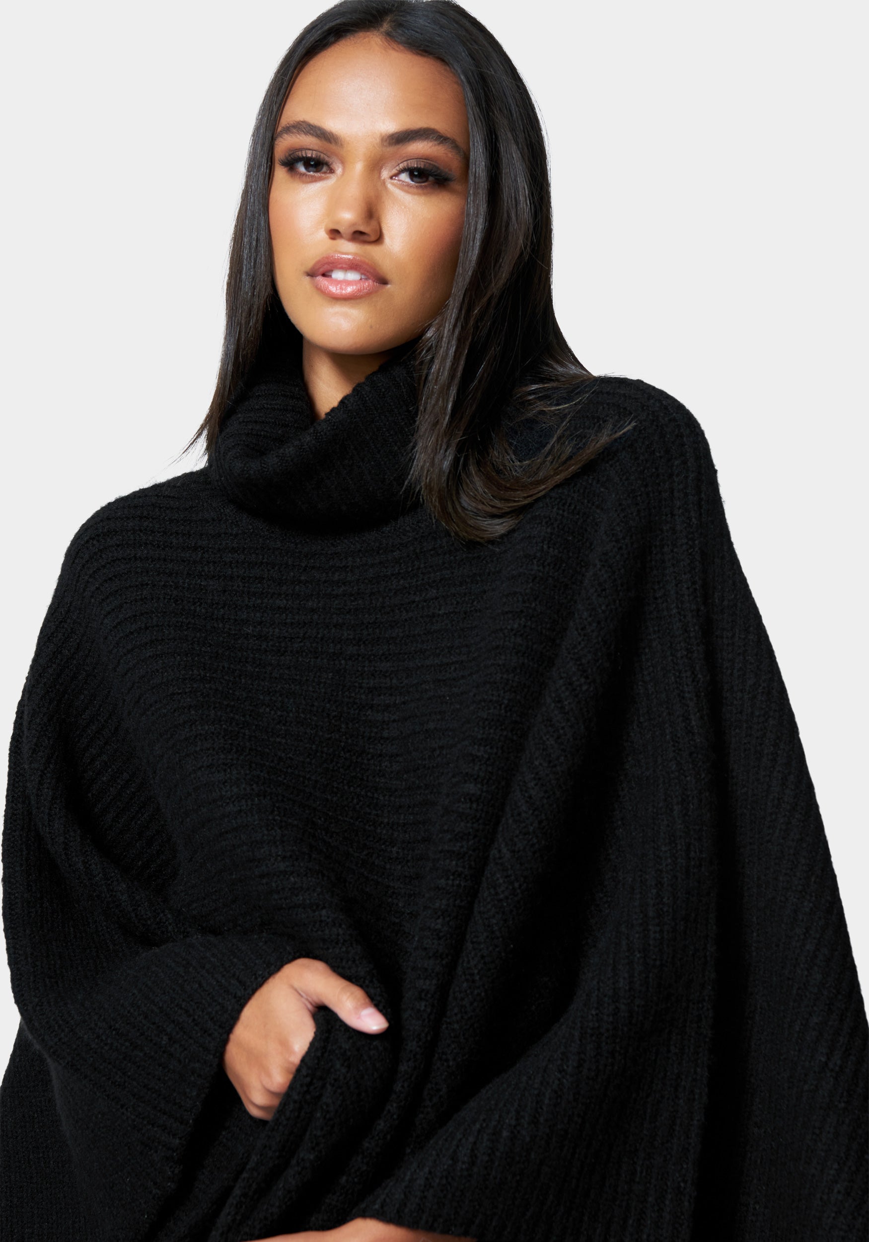 Oversized Mock Neck Sweater