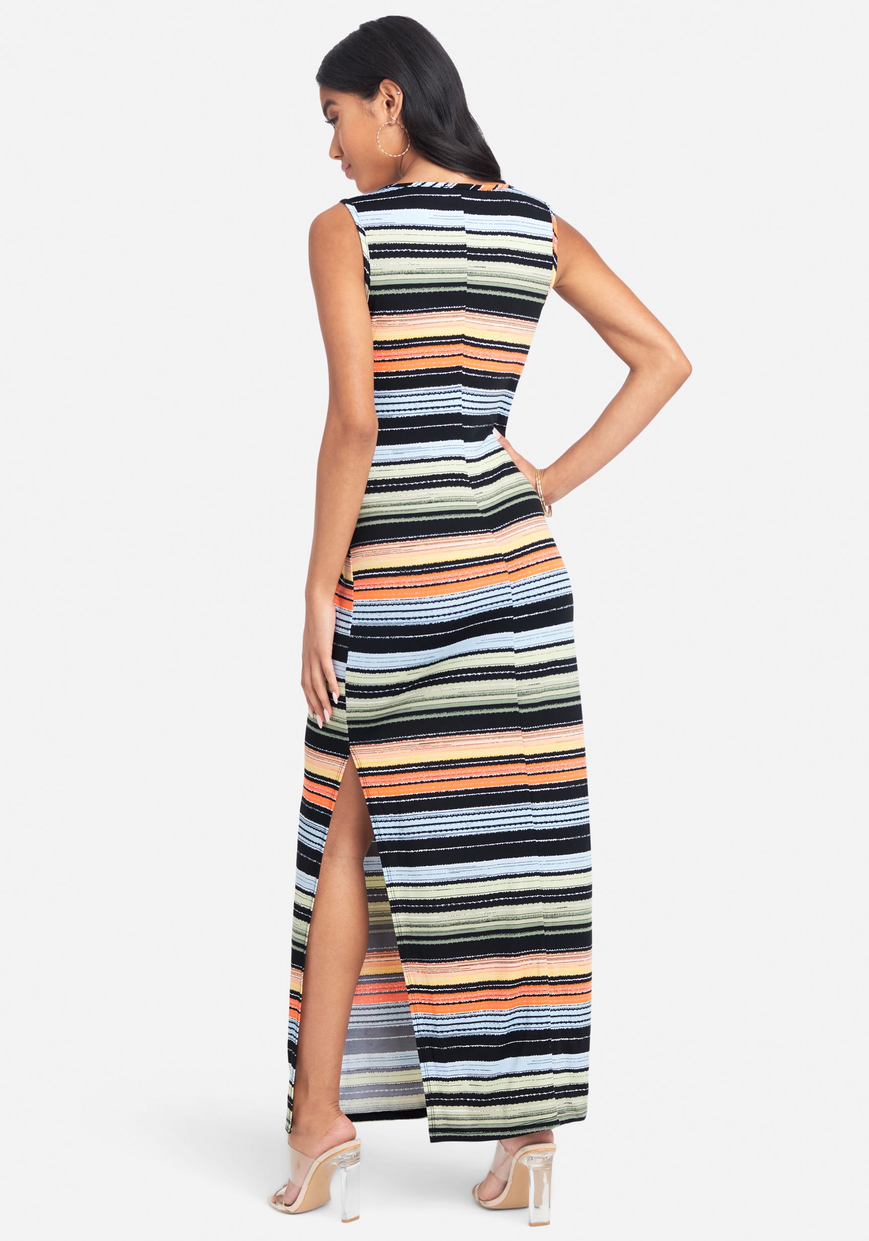 Stripe Maxi Dress