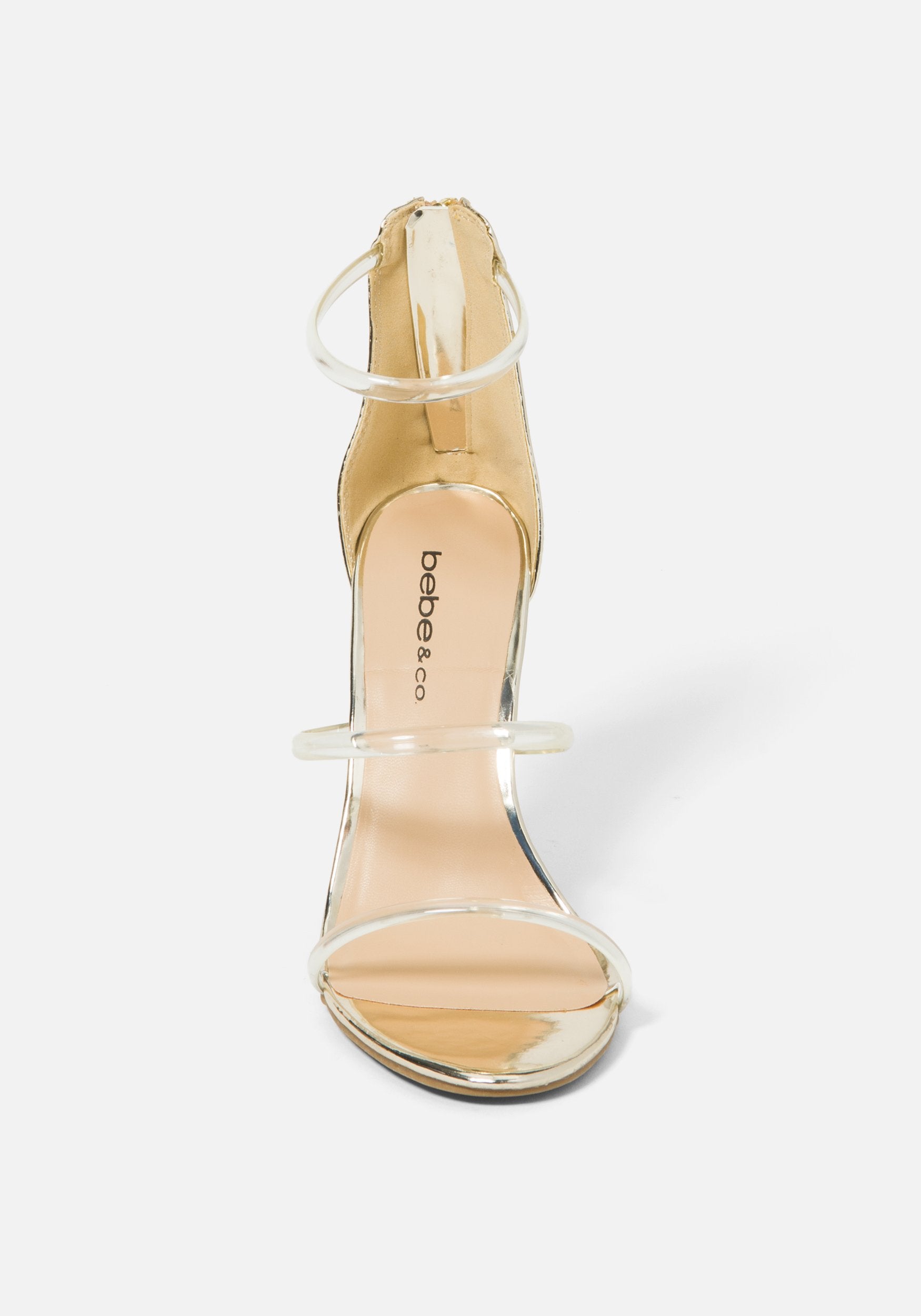 Berdine C Clear Strappy Heels