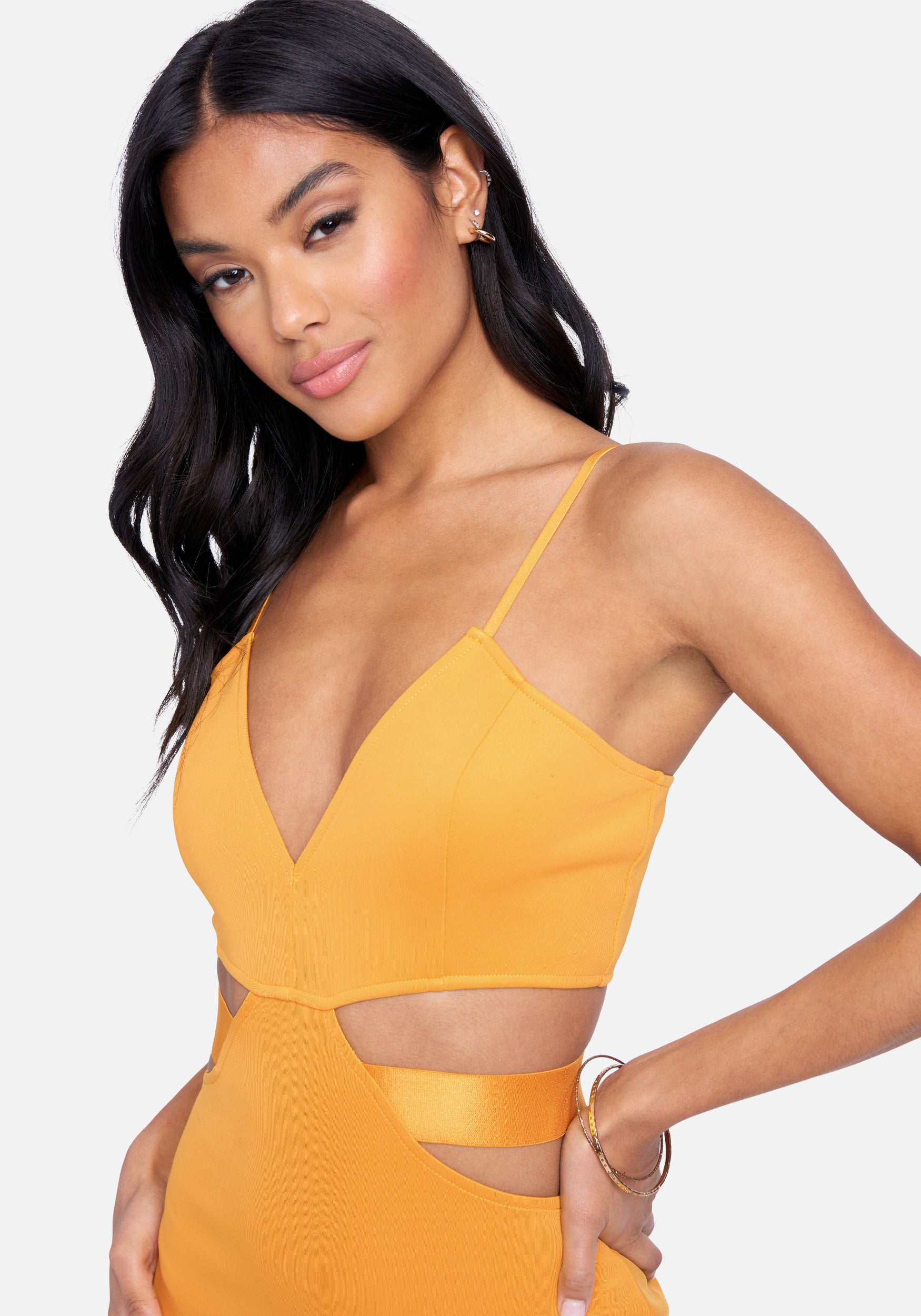 Side Cutout Bodycon Dress