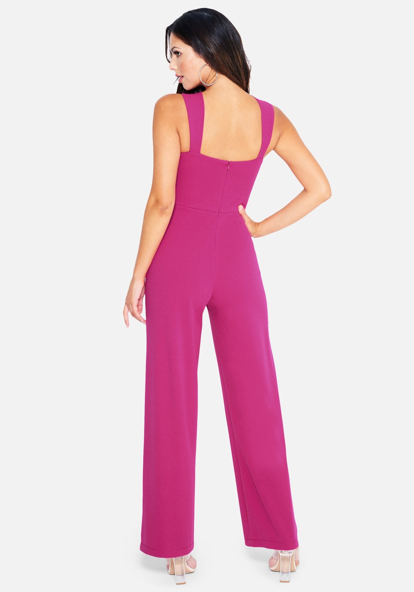 Keyhole Halter Neck Jumpsuit