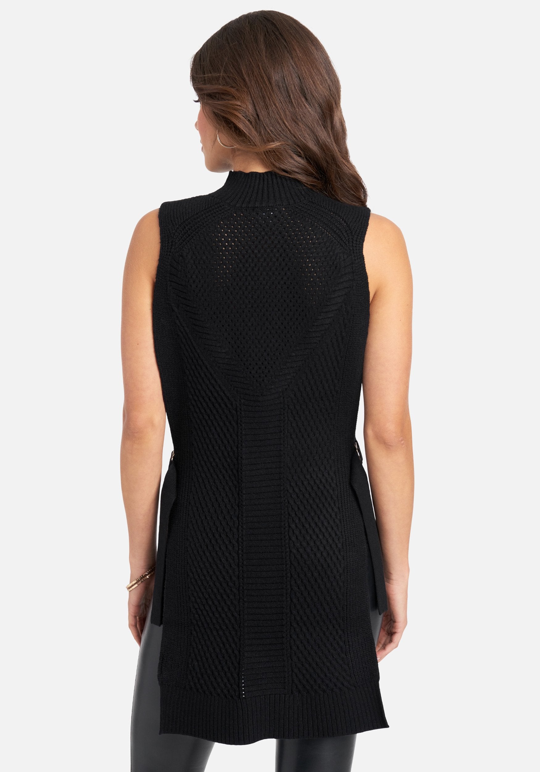 Mock Neck Sweater Vest