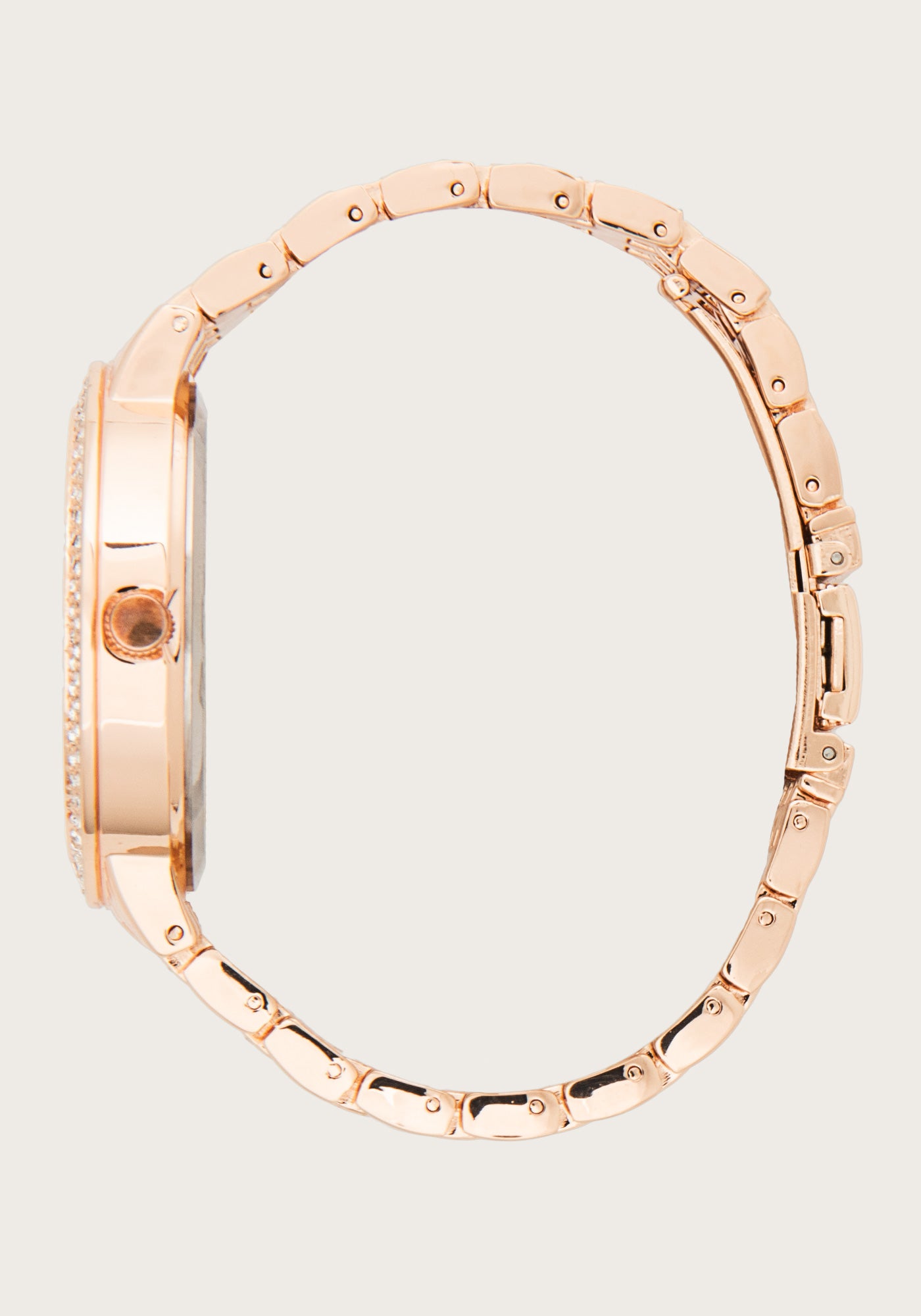 Crystal Rose Gold Watch