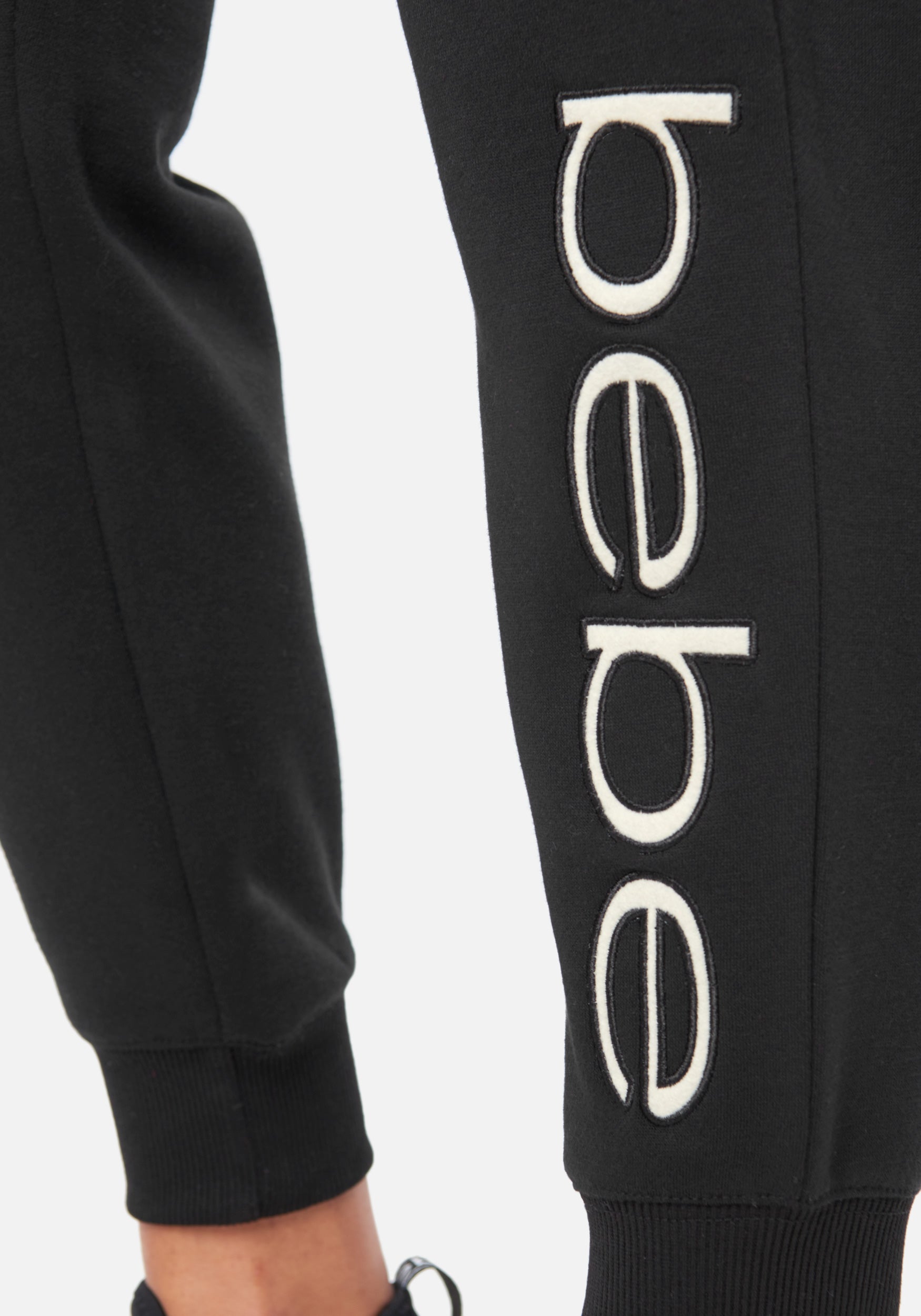 Bebe Sport Sherpa Logo Patch Jogger