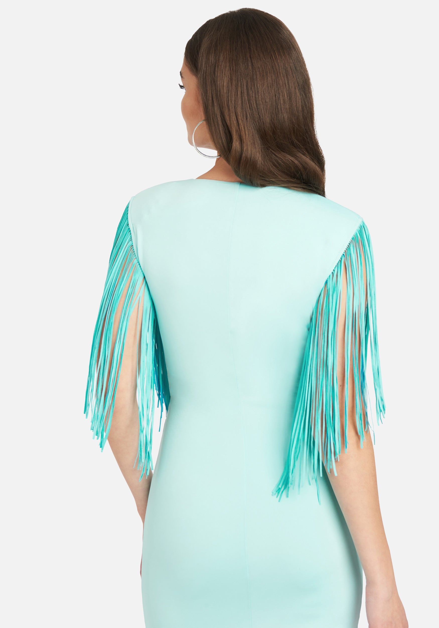 Festival Fringe Knit Dress