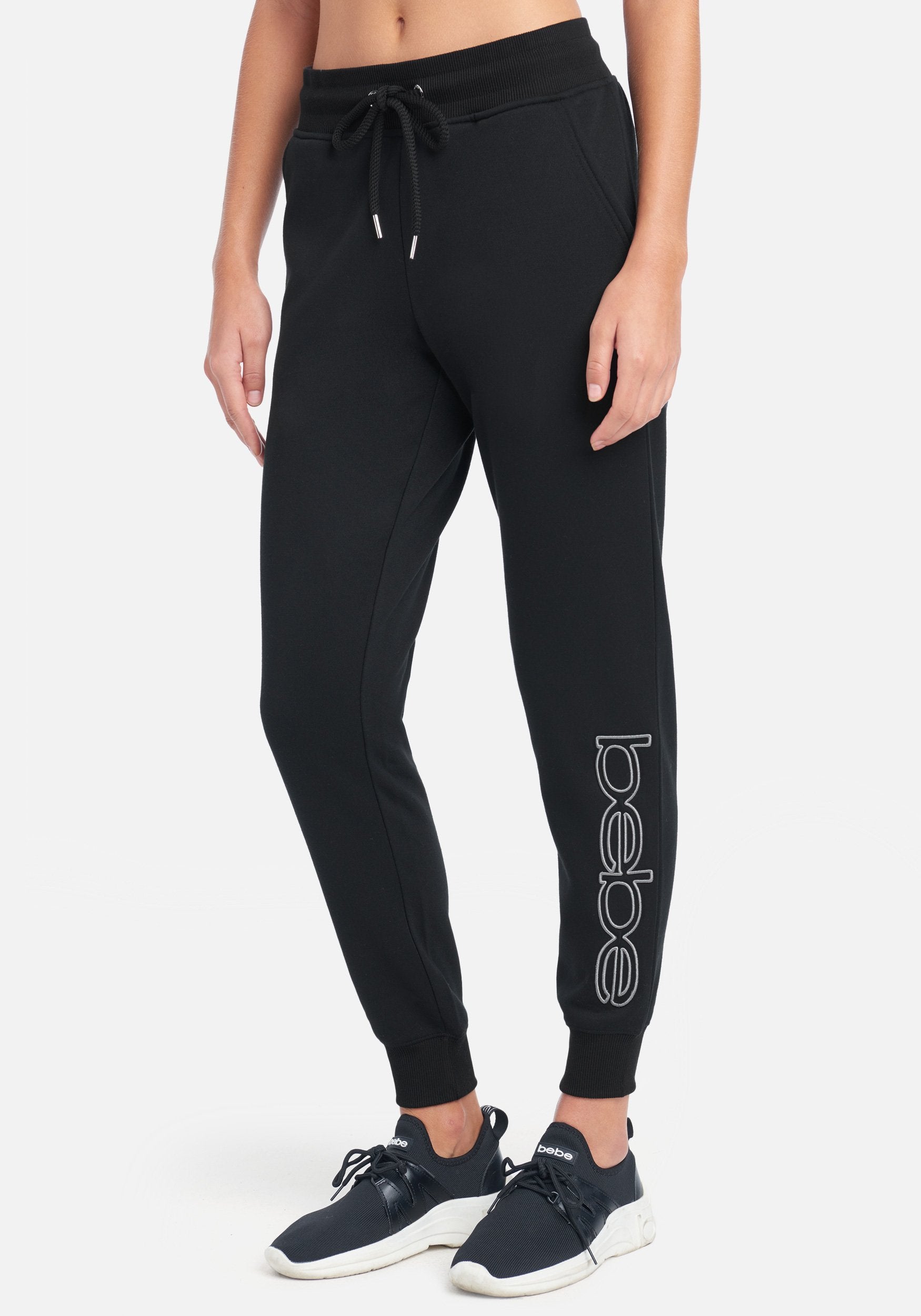 Bebe Sport Embroidered Logo Jogger