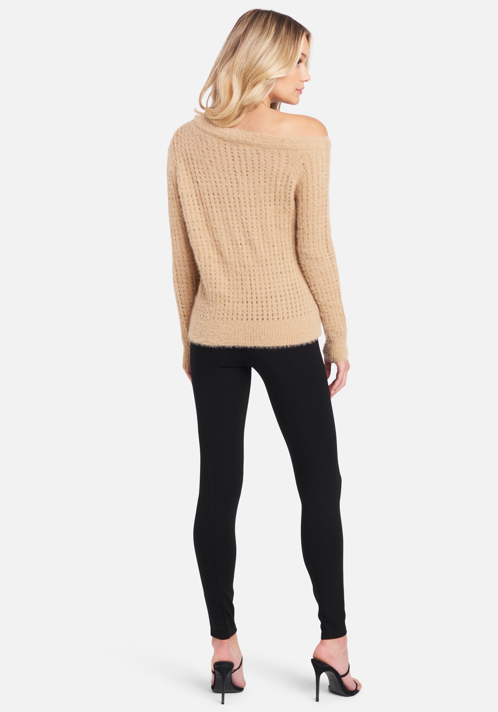 High Waist Stud Detail Legging