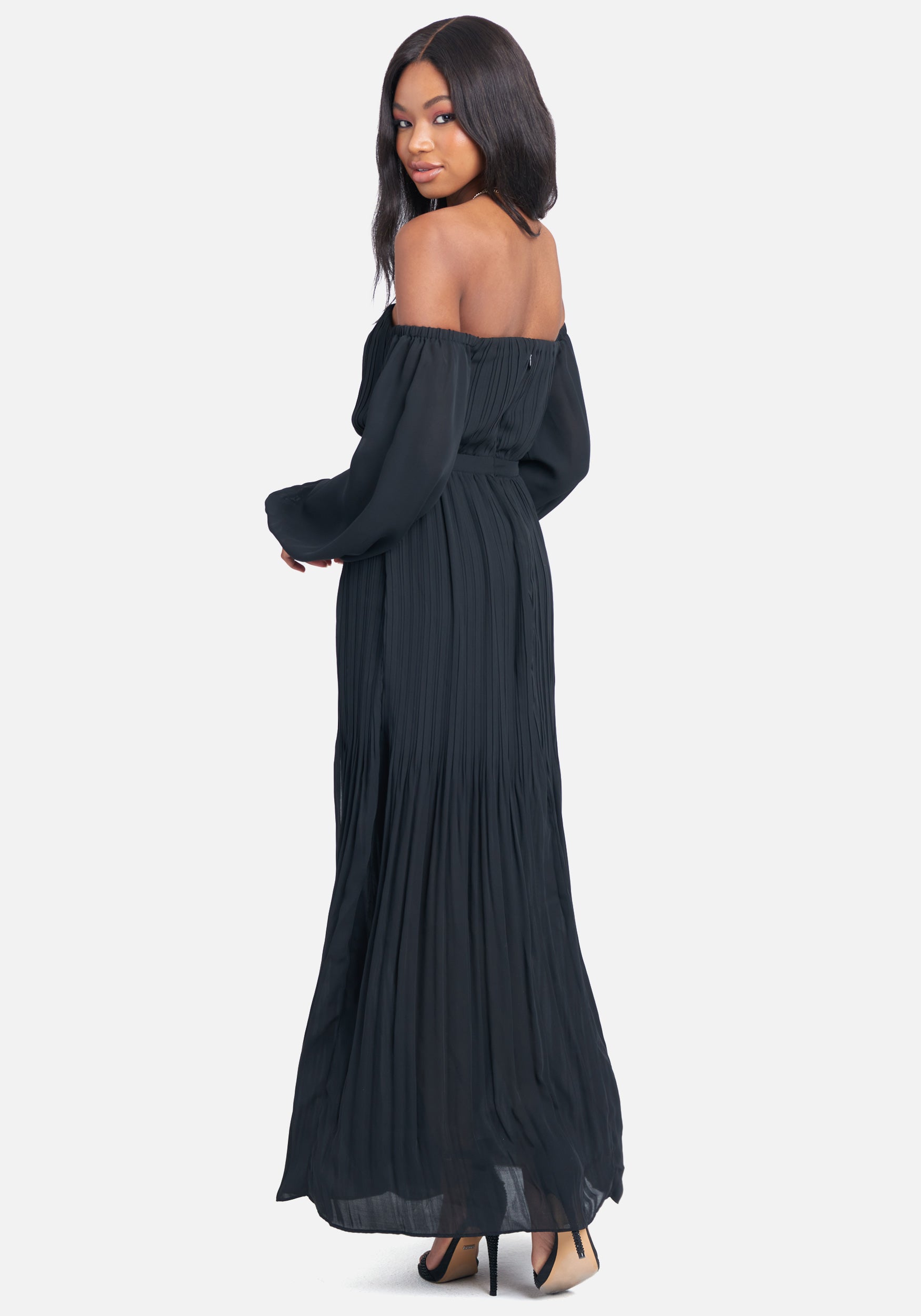 Front Slit Maxi Dress