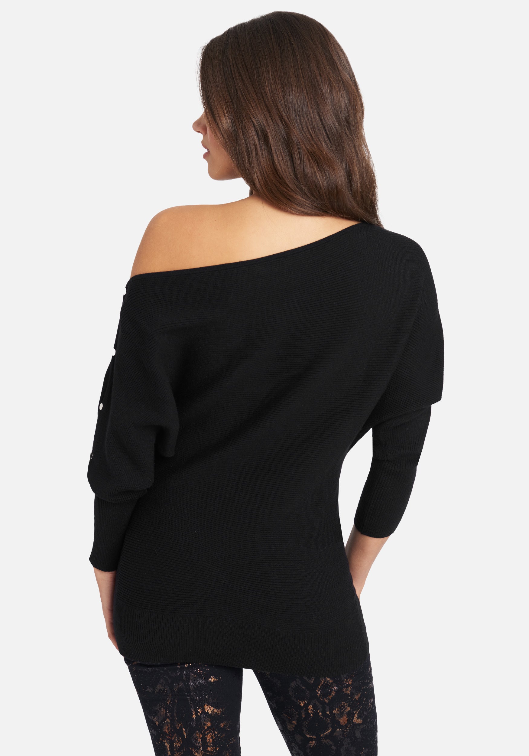 Off The Shoulder Tunic Sweater