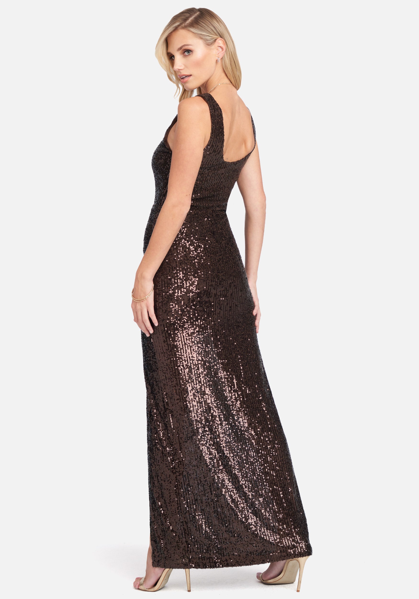 Sequin Tank Gown