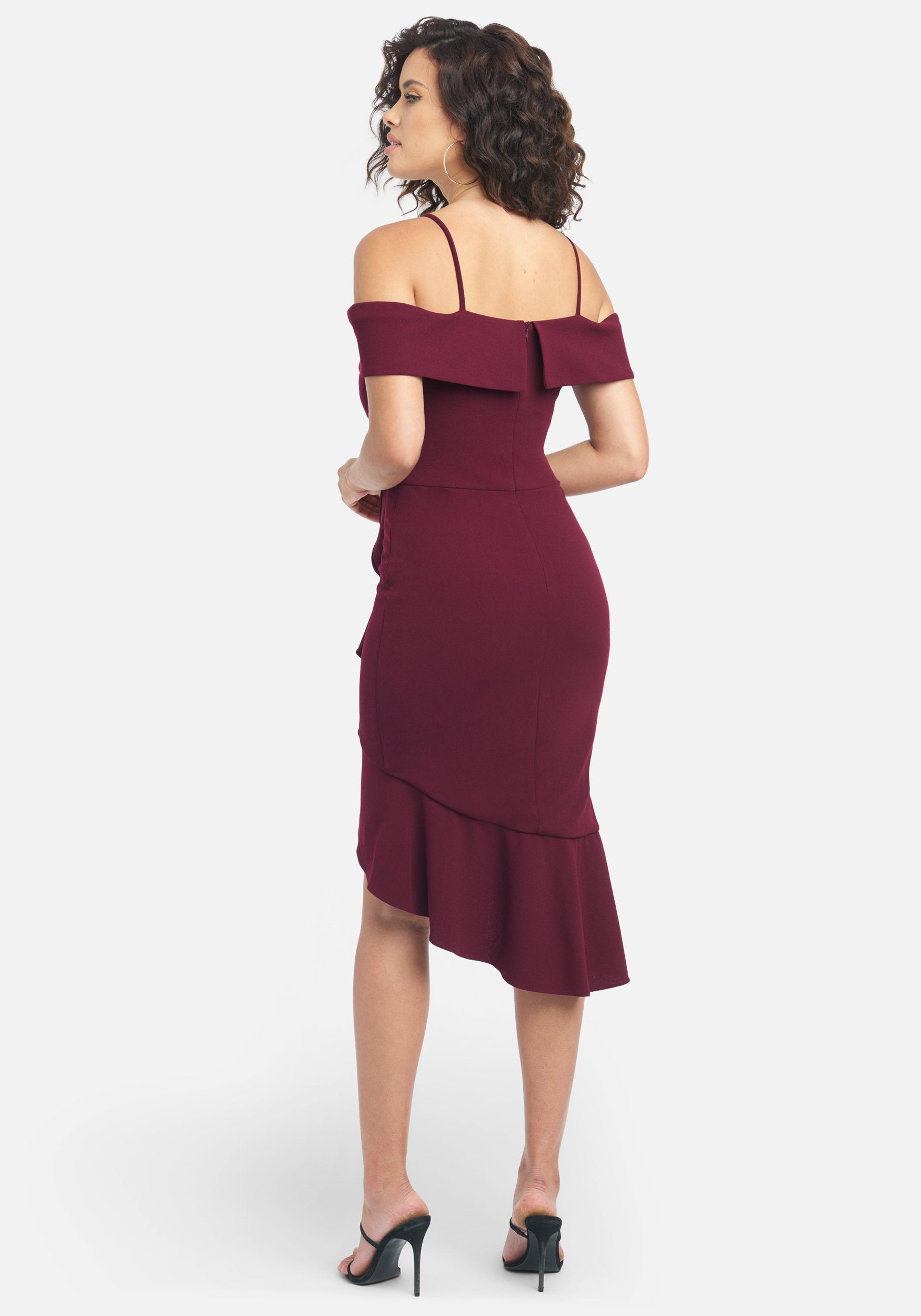 Cascade Ruffle Flounce Dress