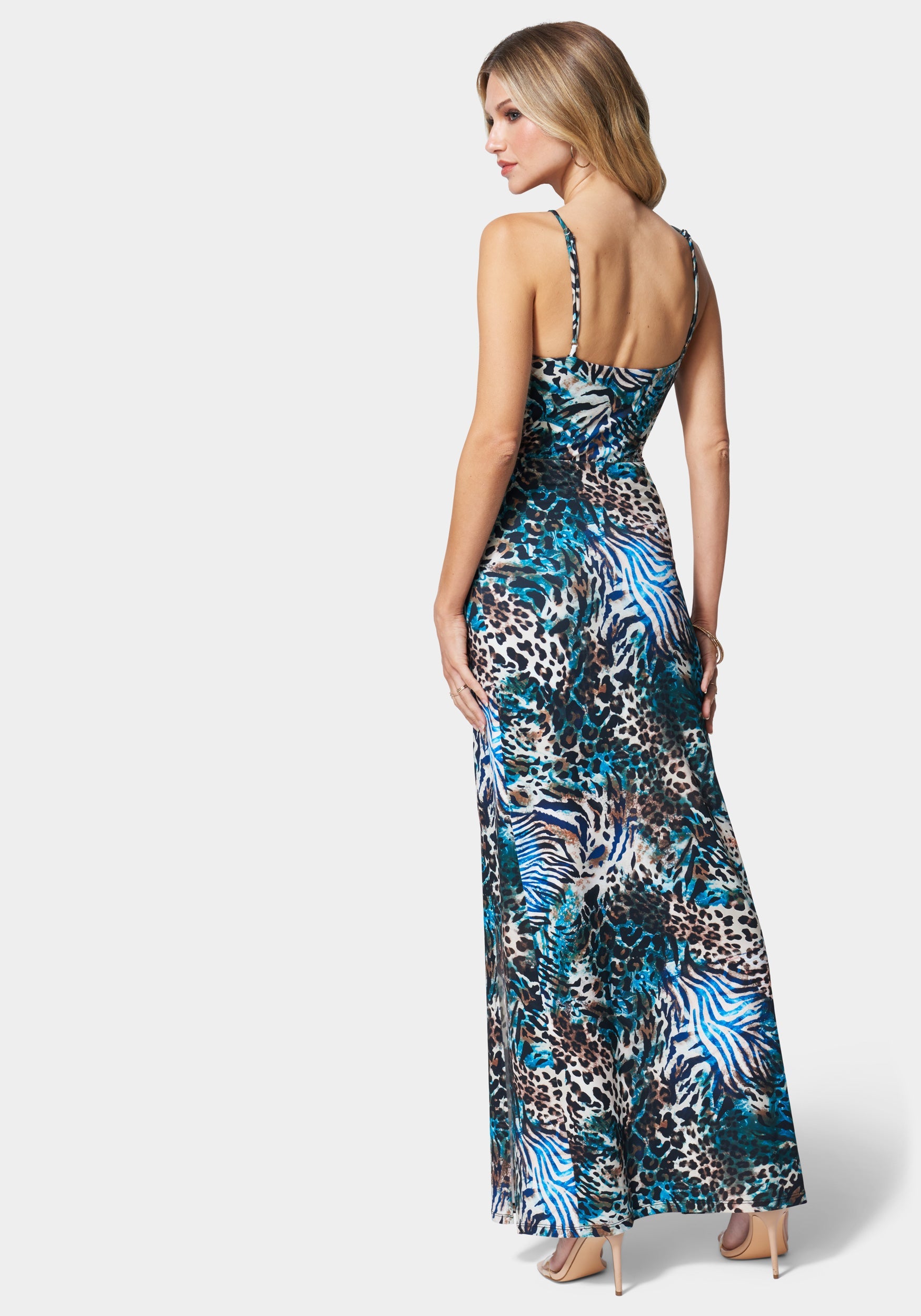 Strappy Double Slit Dress